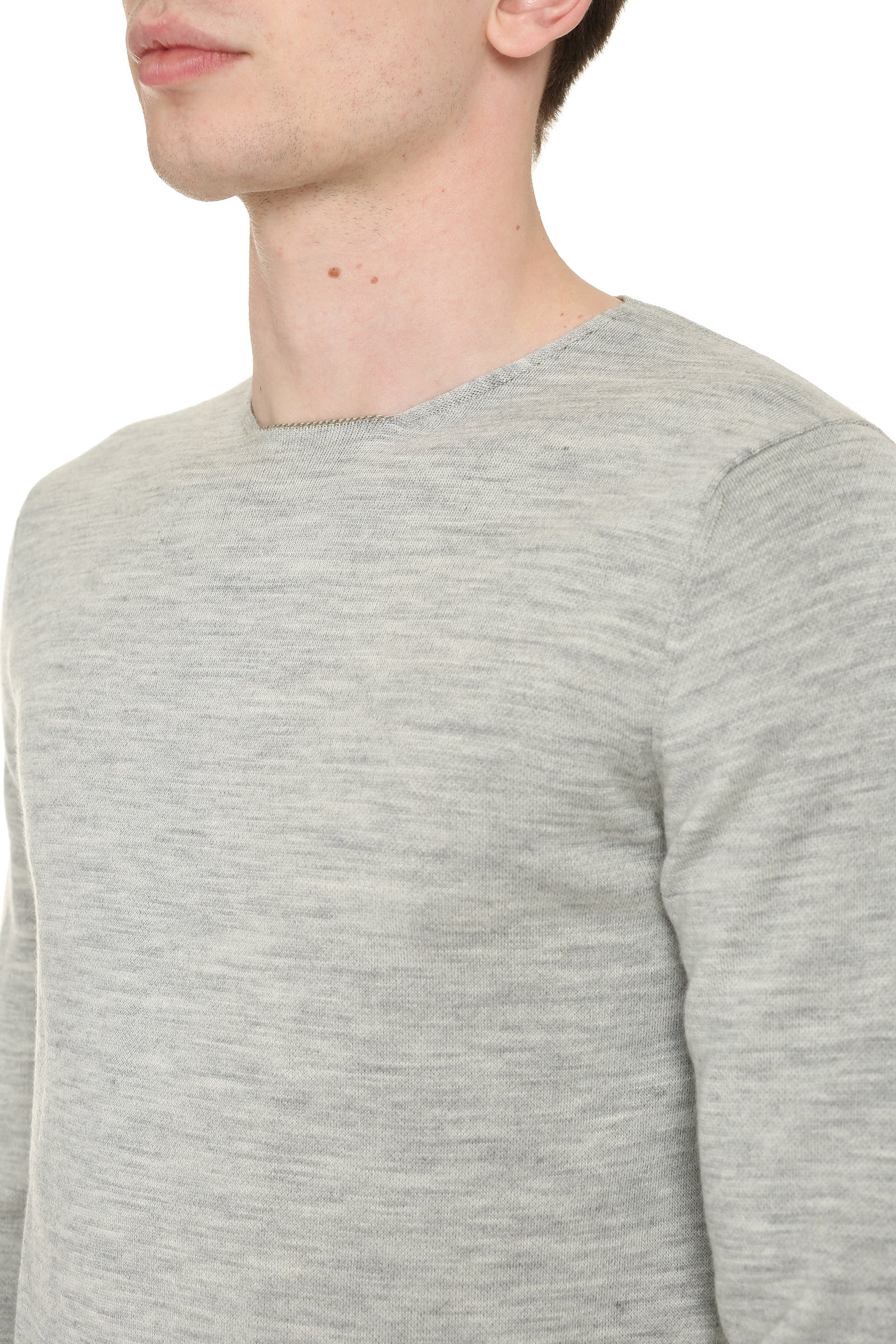 Long sleeve crew-neck sweater