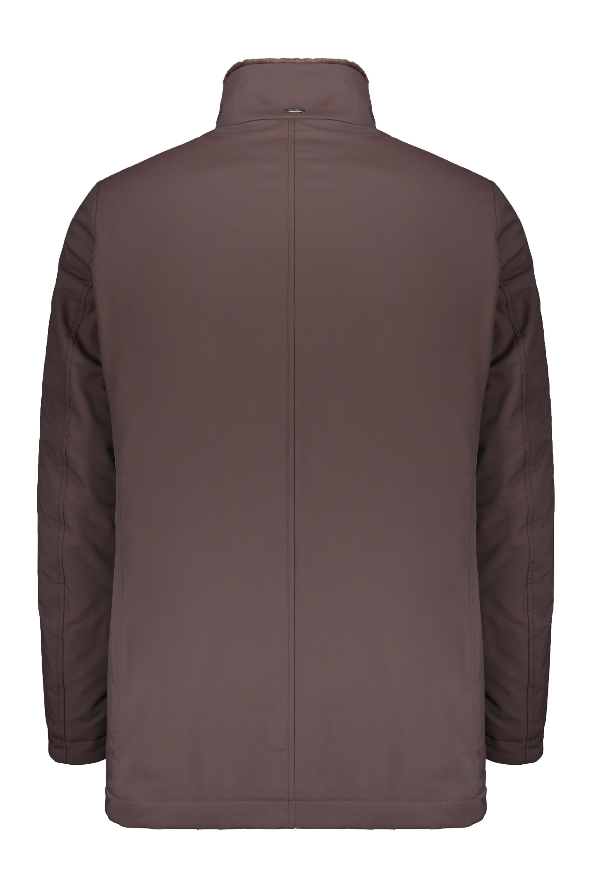 Jacket with zip closure and buttons