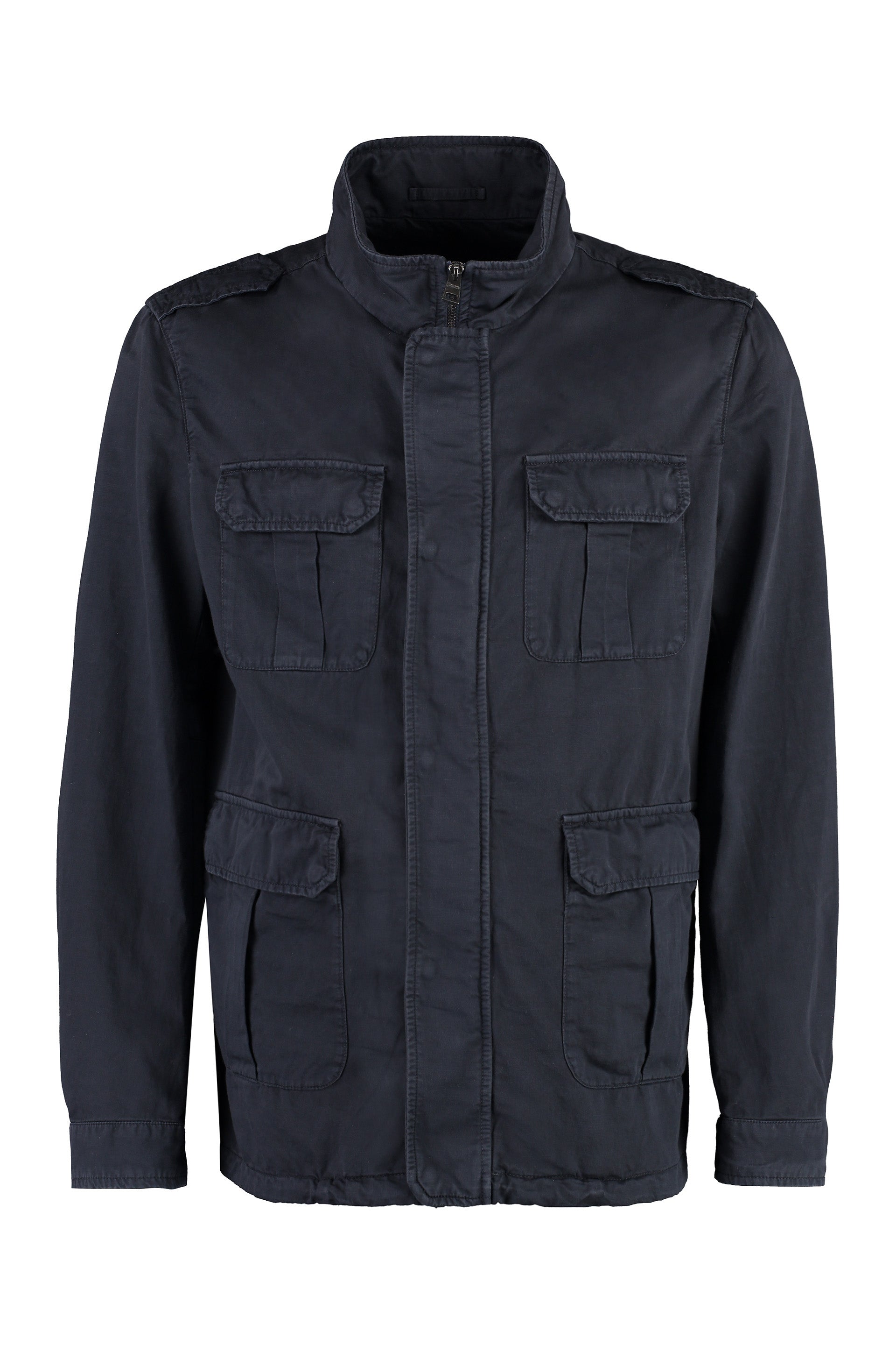 Field cotton-linen blend jacket