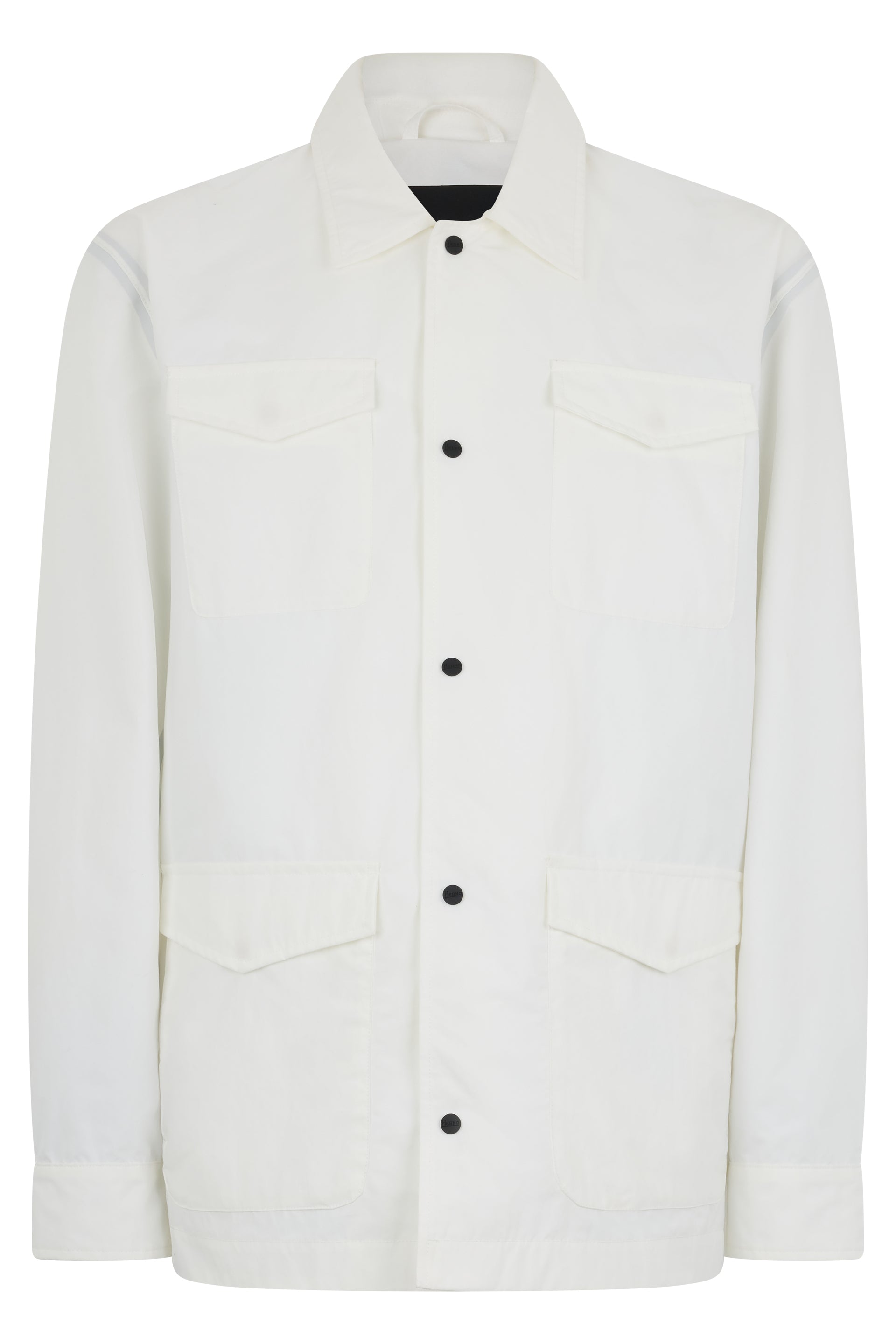 Elegant white shacket