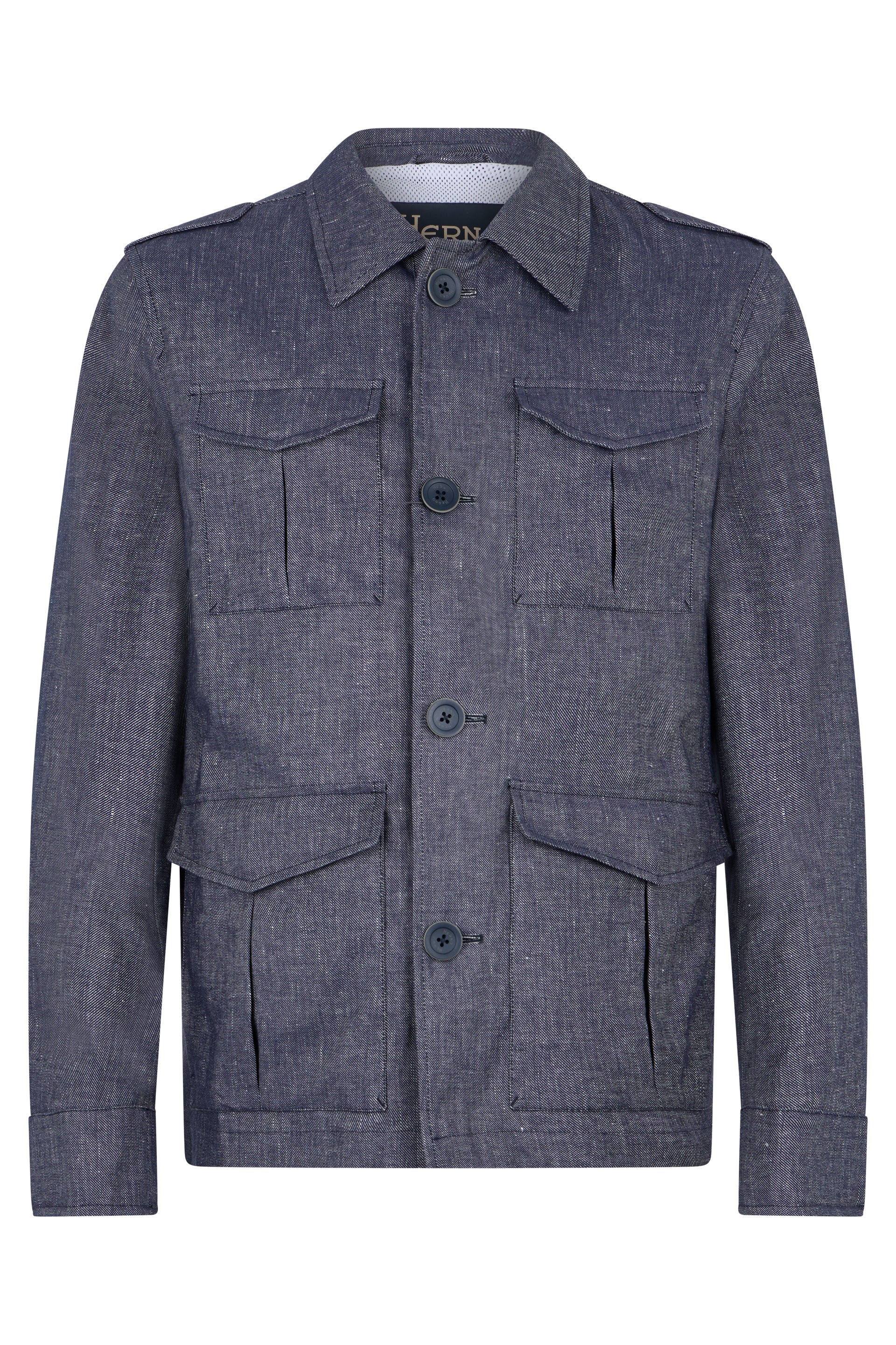 Dark blue denim jacket versatile and casual