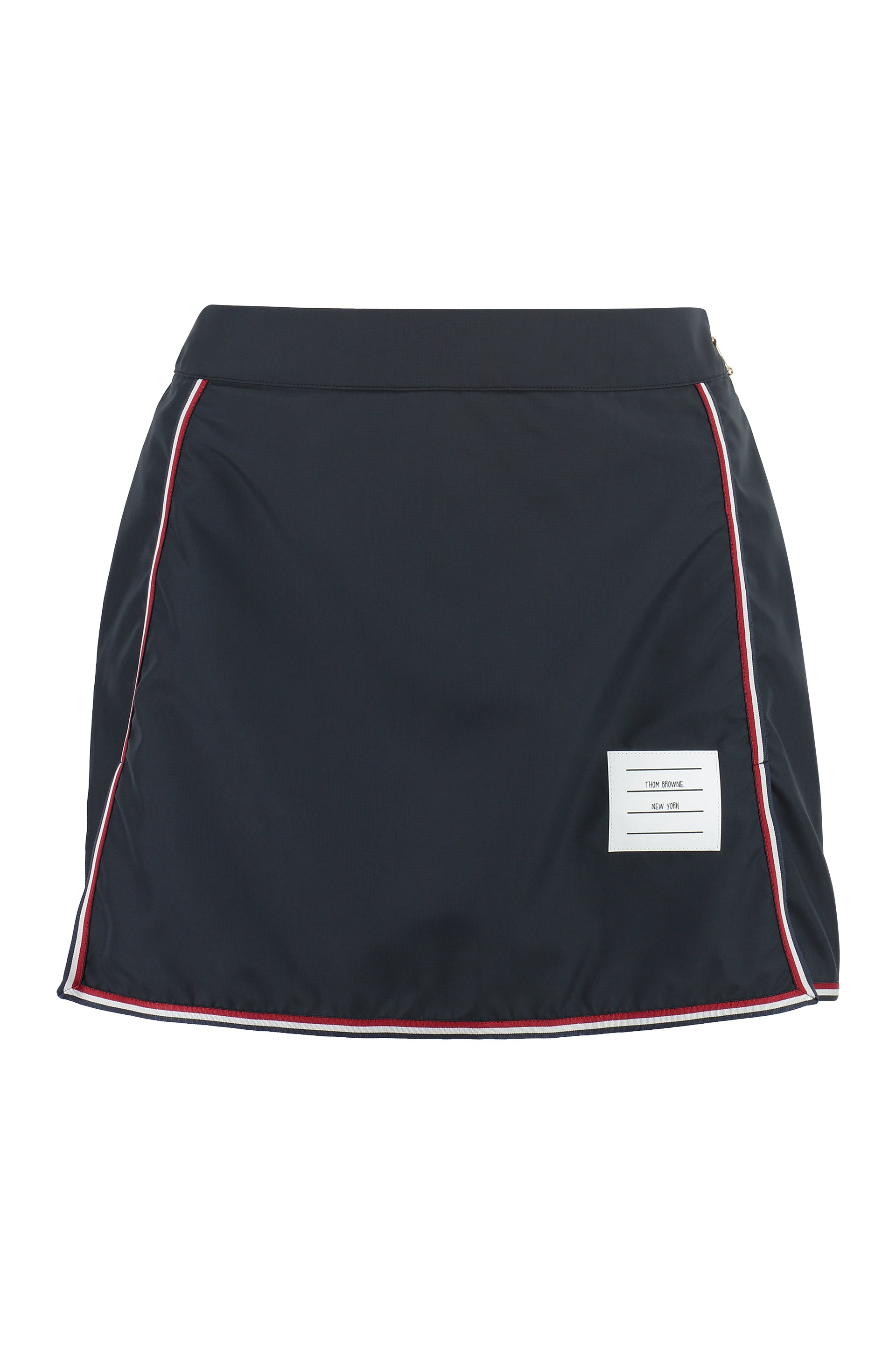 Technical fabric mini-skirt