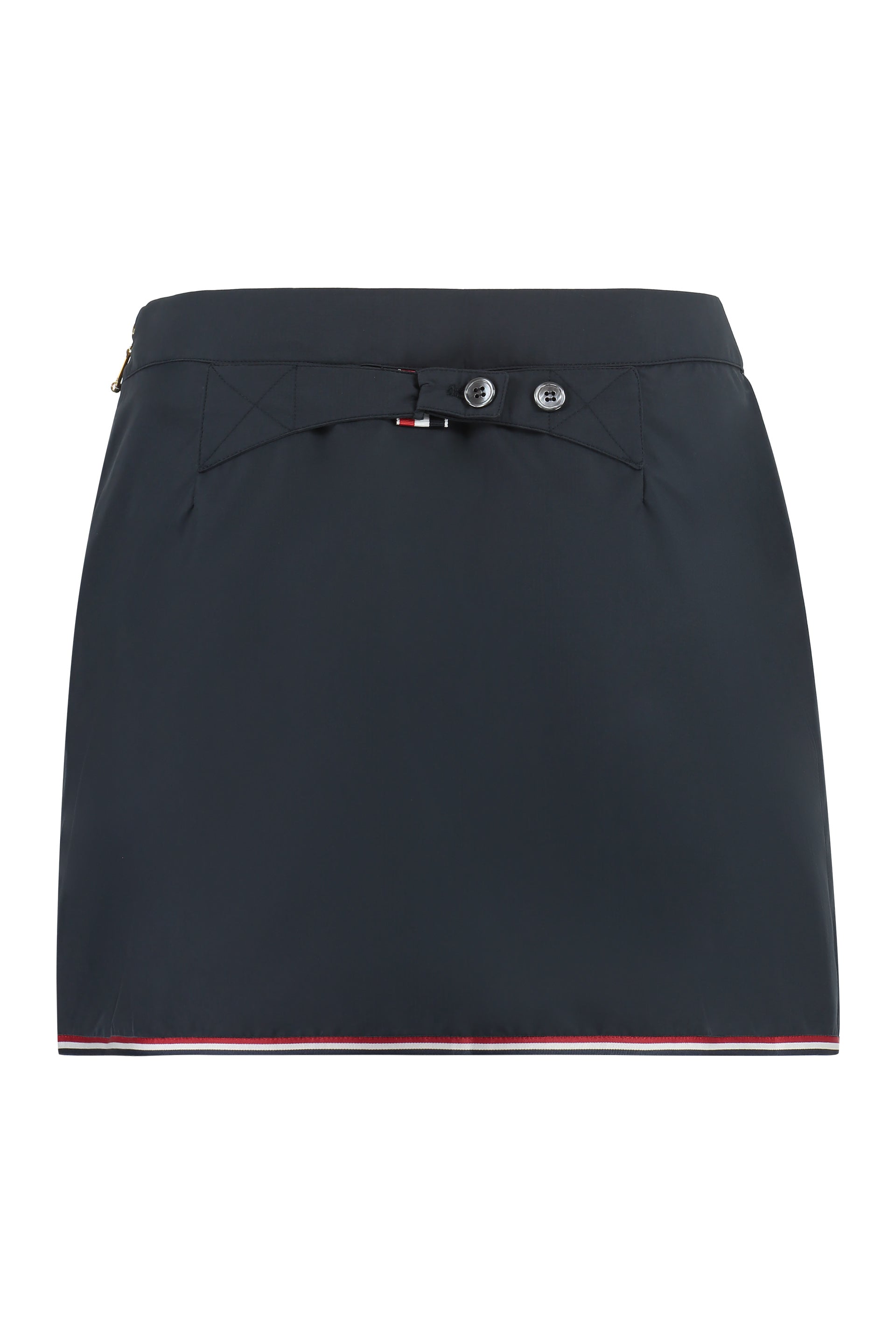 Technical fabric mini-skirt