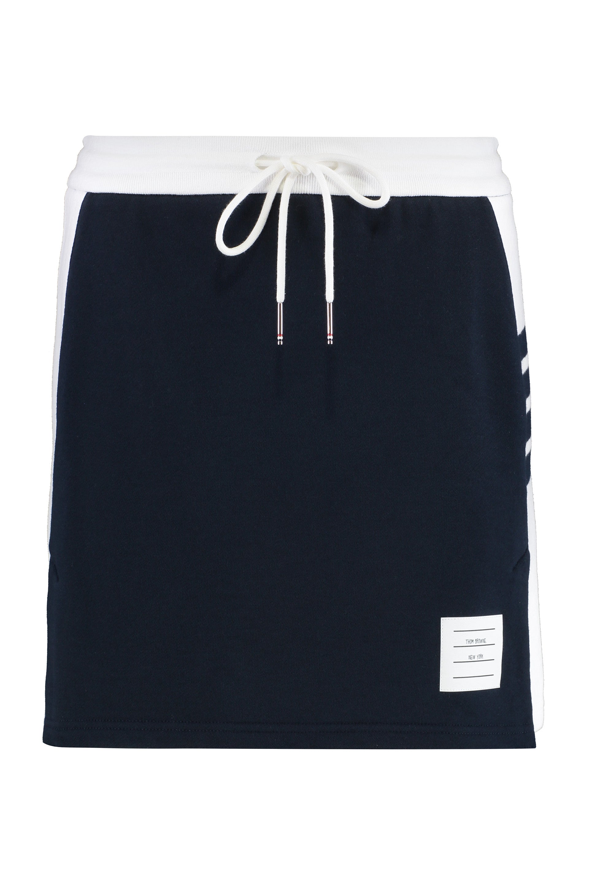 Jersey cotton miniskirt