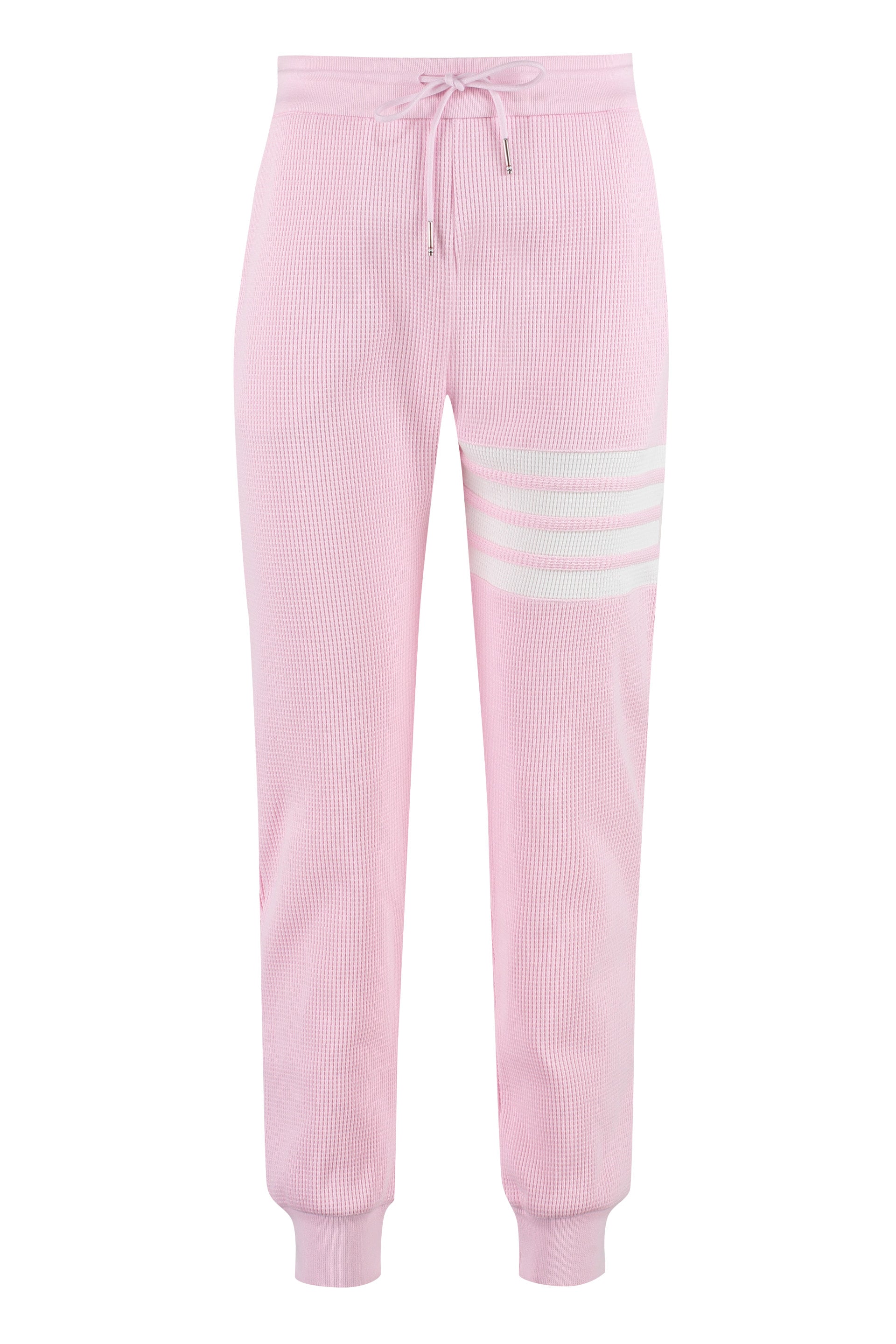 Cotton piqué trousers
