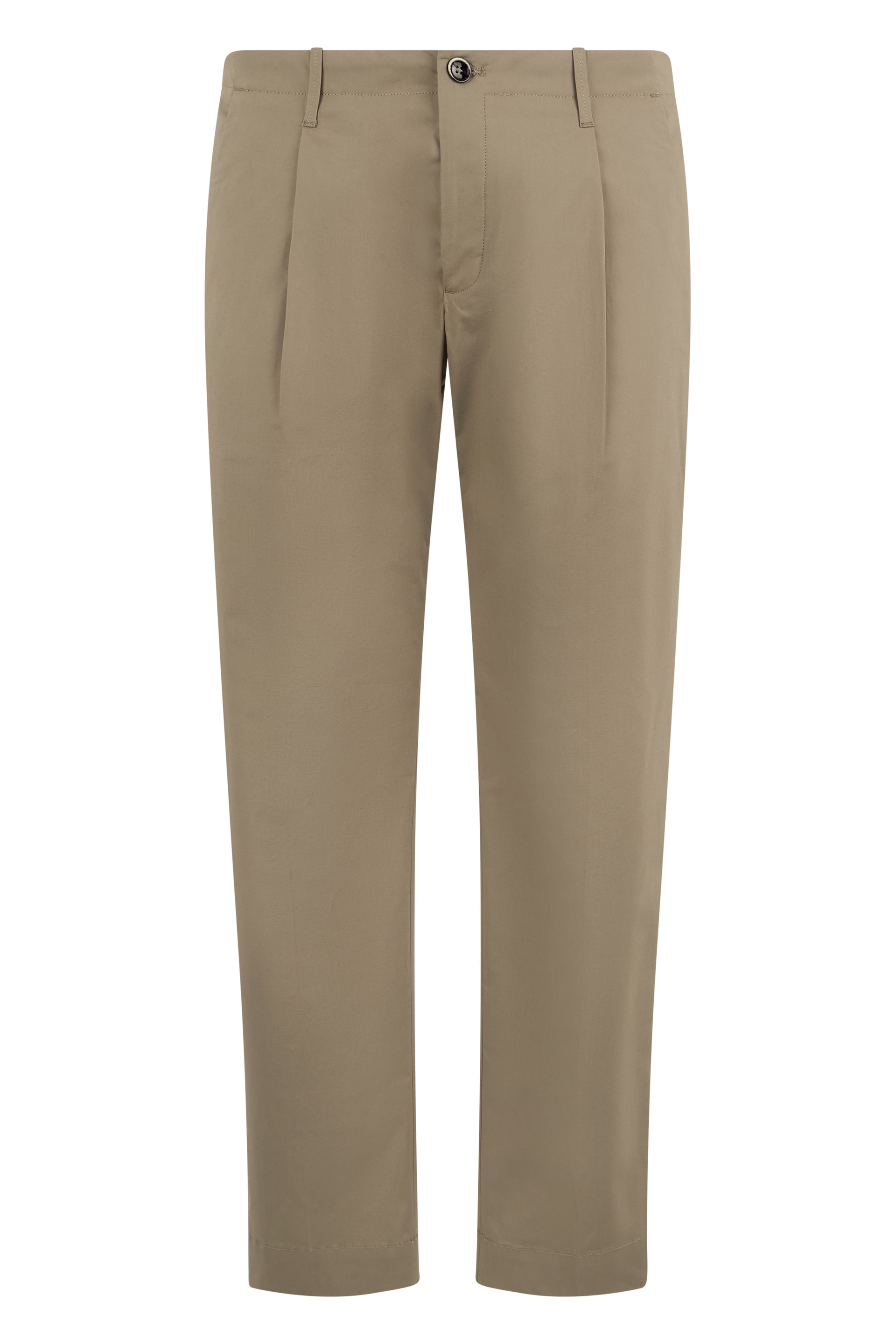 Straight cotton pants