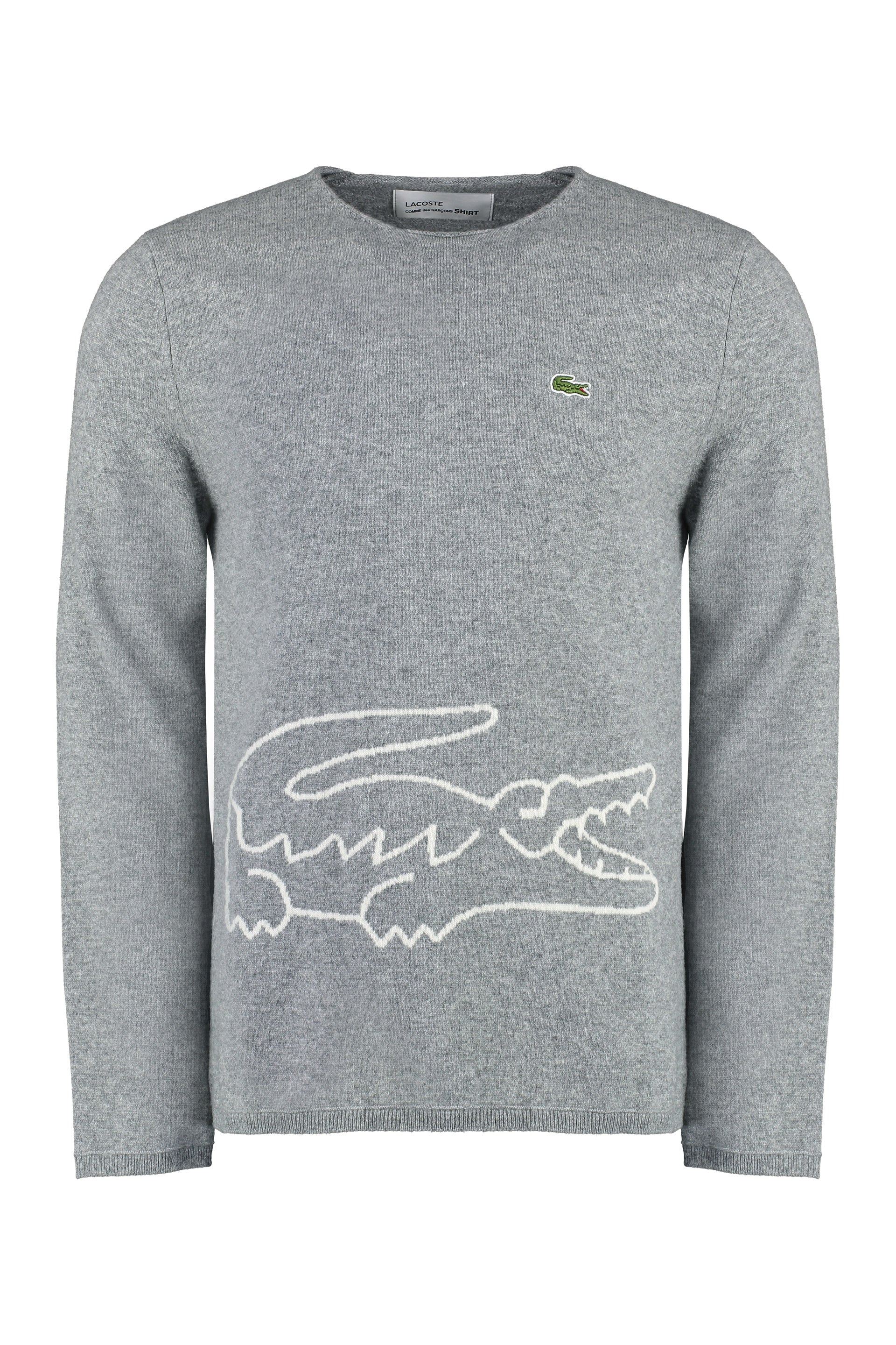 Lacoste x Comme des Garçons - Cotton crew-neck sweater