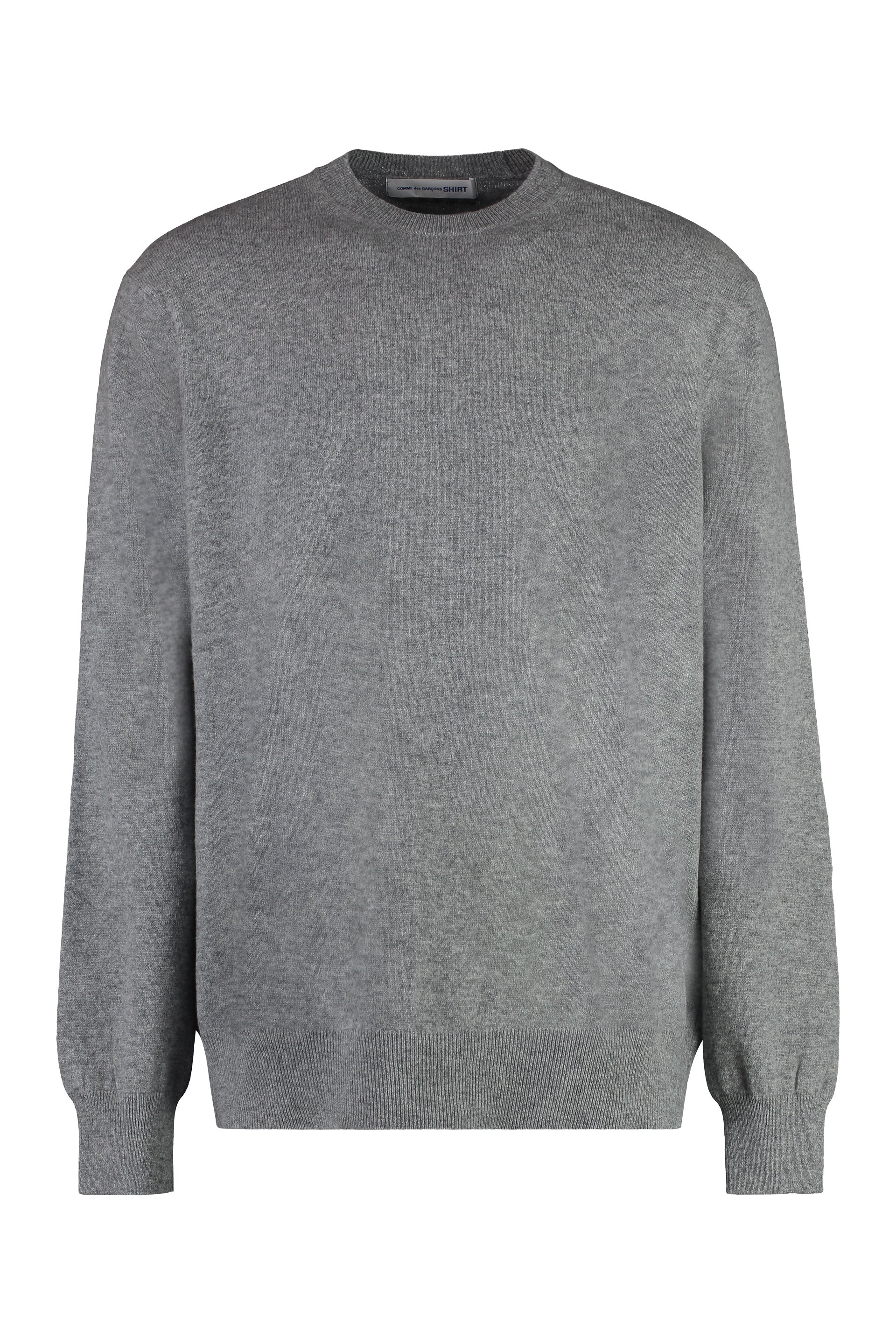 Crew-neck wool sweater