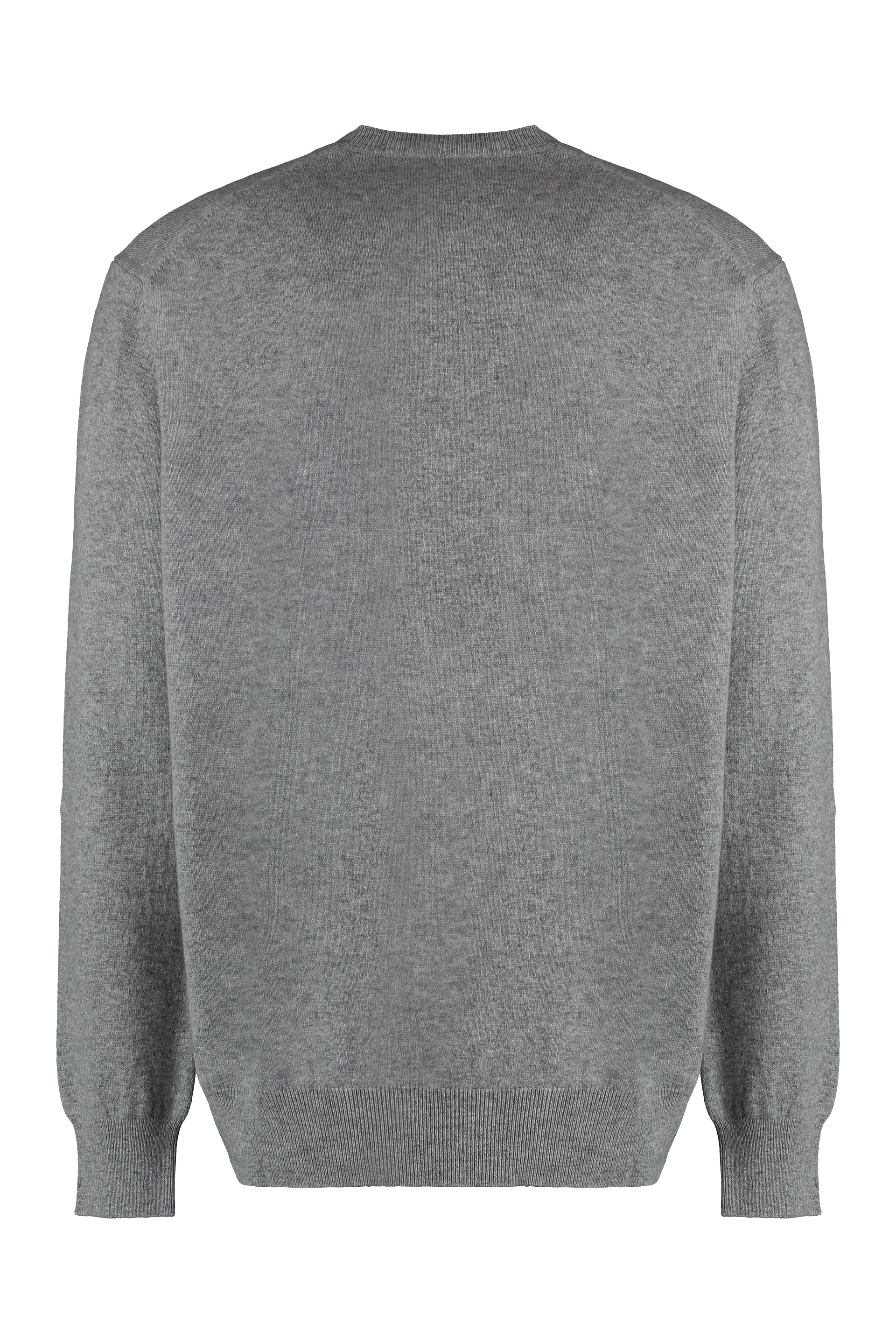 Crew-neck wool sweater