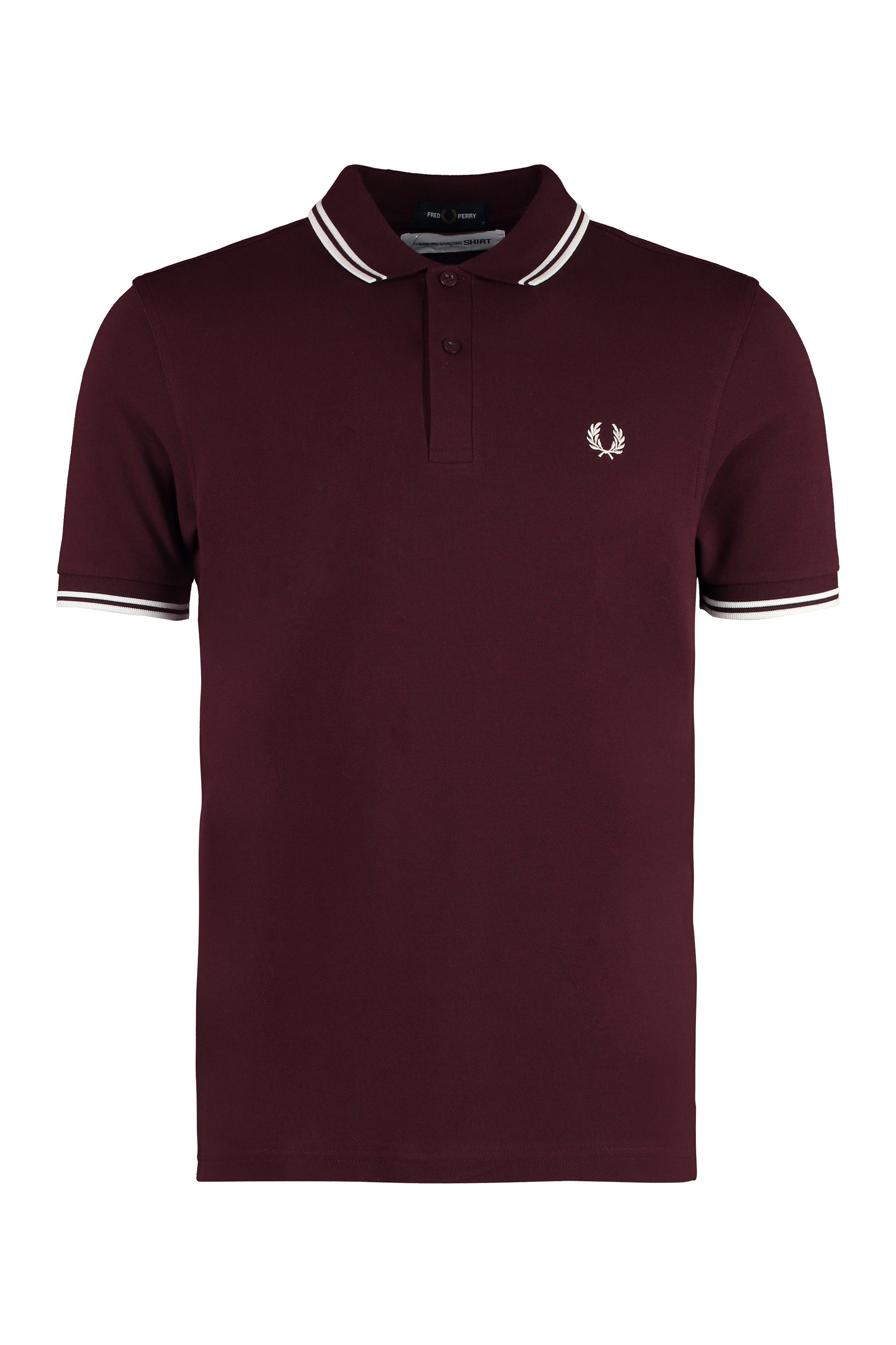 Comme Des Garçons Shirt X Fred Perry - Cotton-piqué polo shirt
