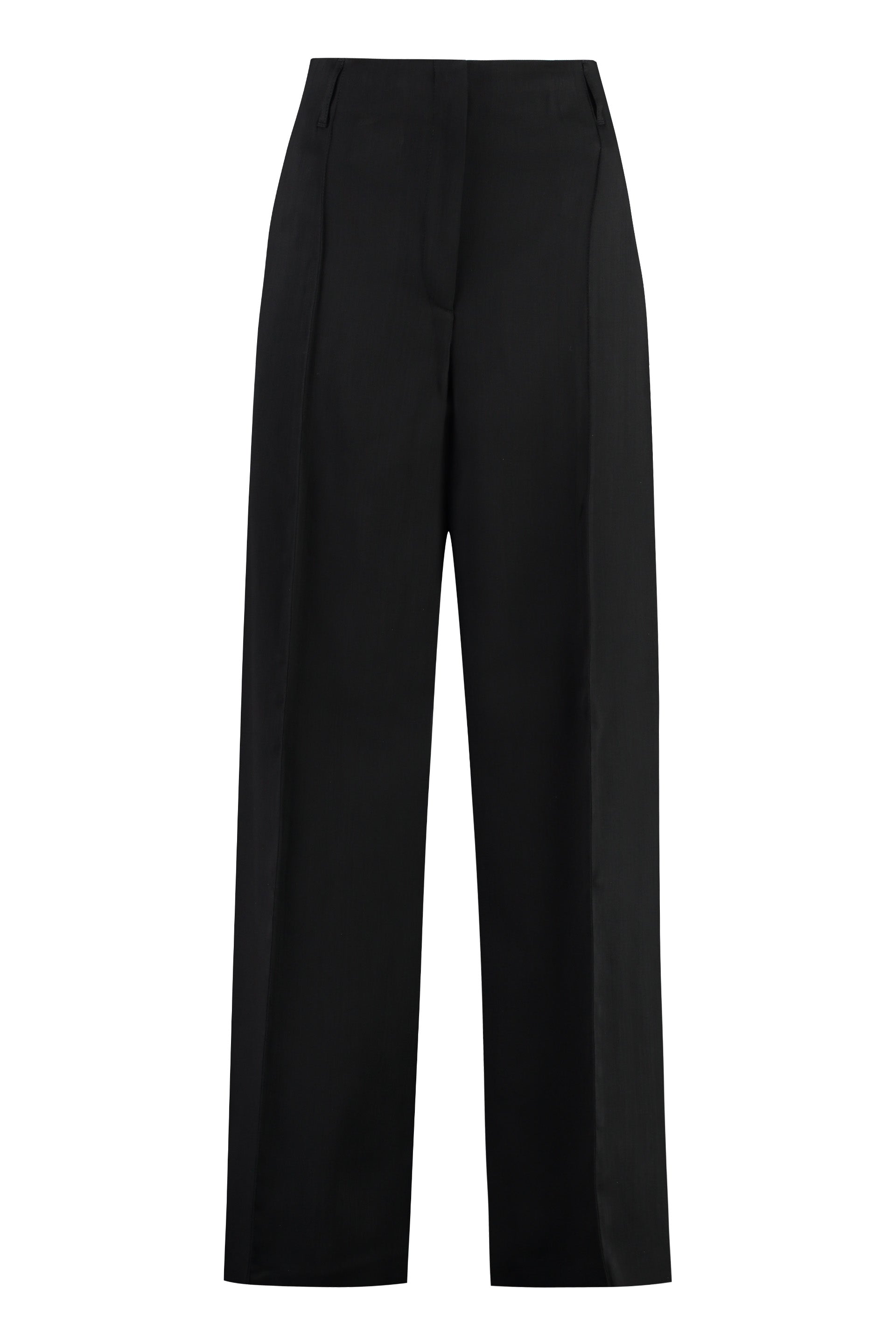 Wool blend trousers