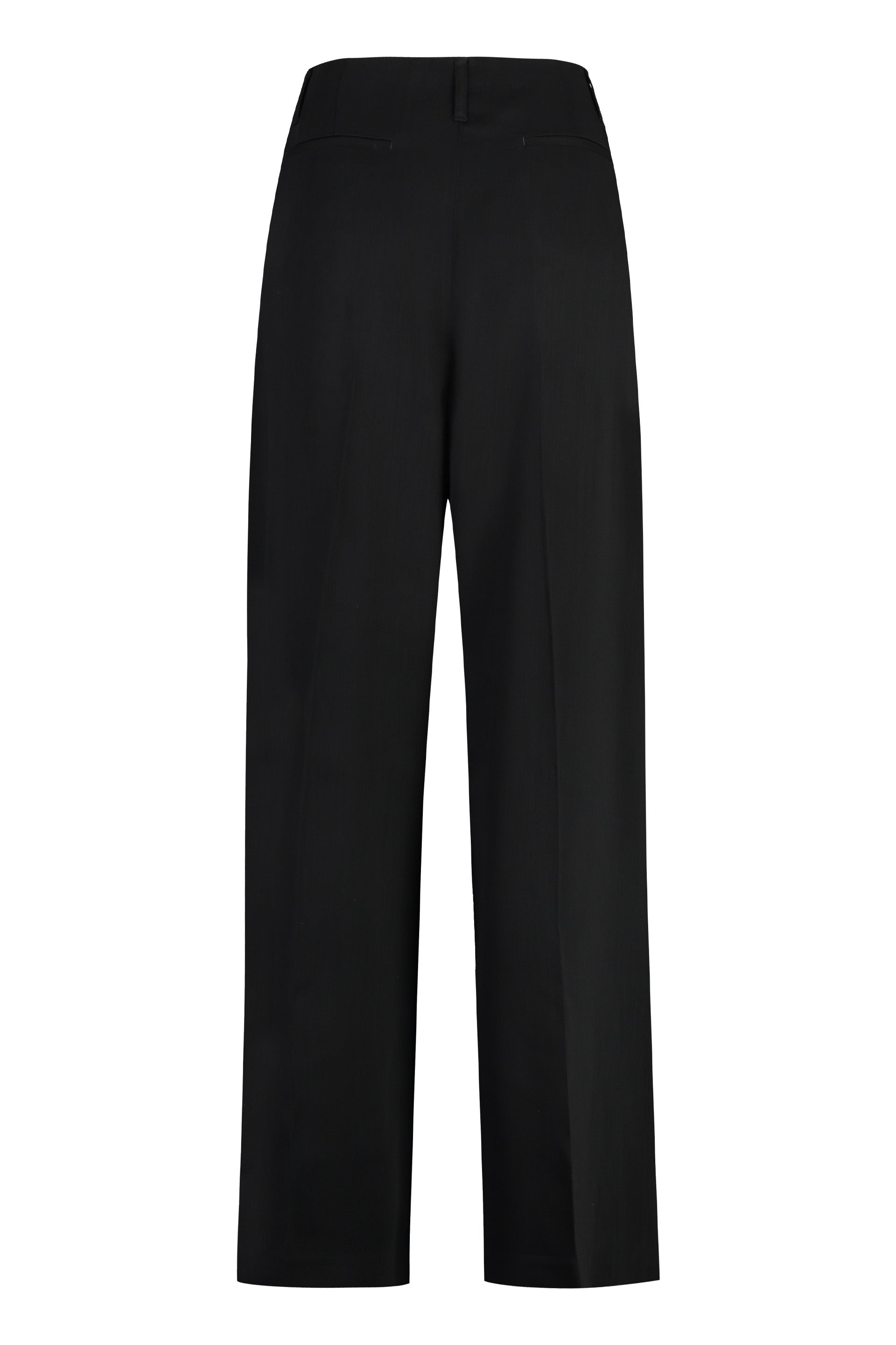 Wool blend trousers