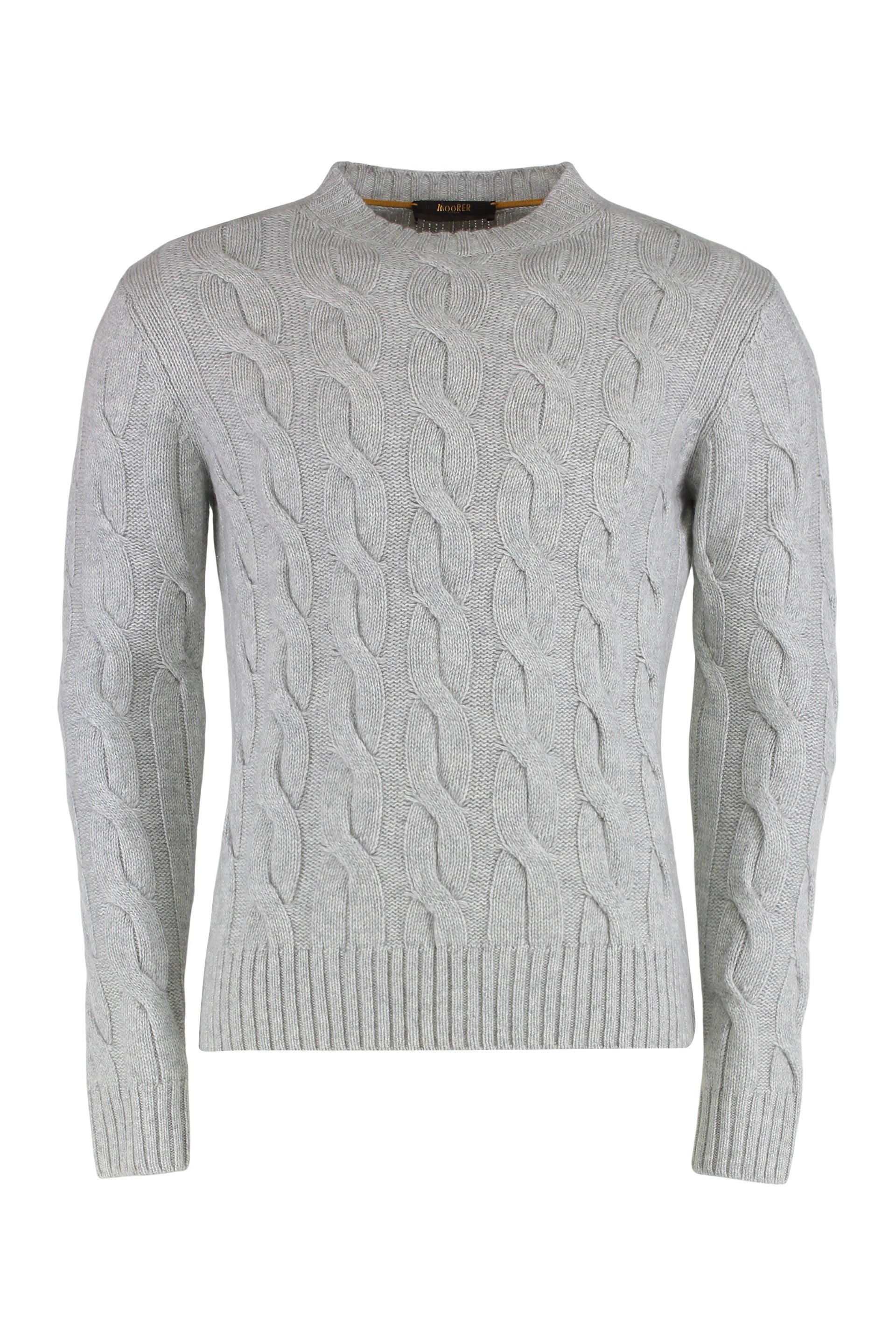 Crew neck sweater in cashmere