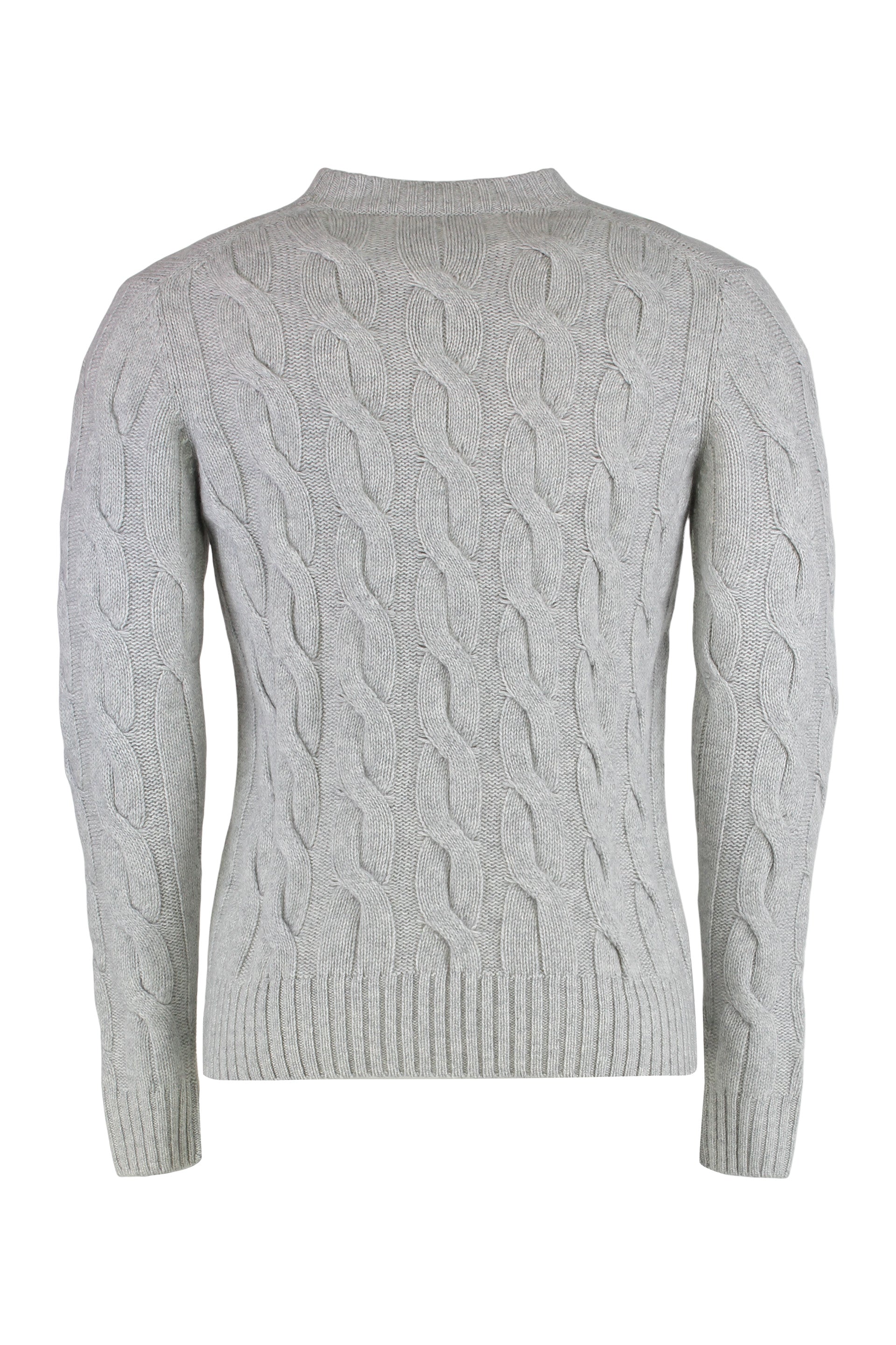 Crew neck sweater in cashmere