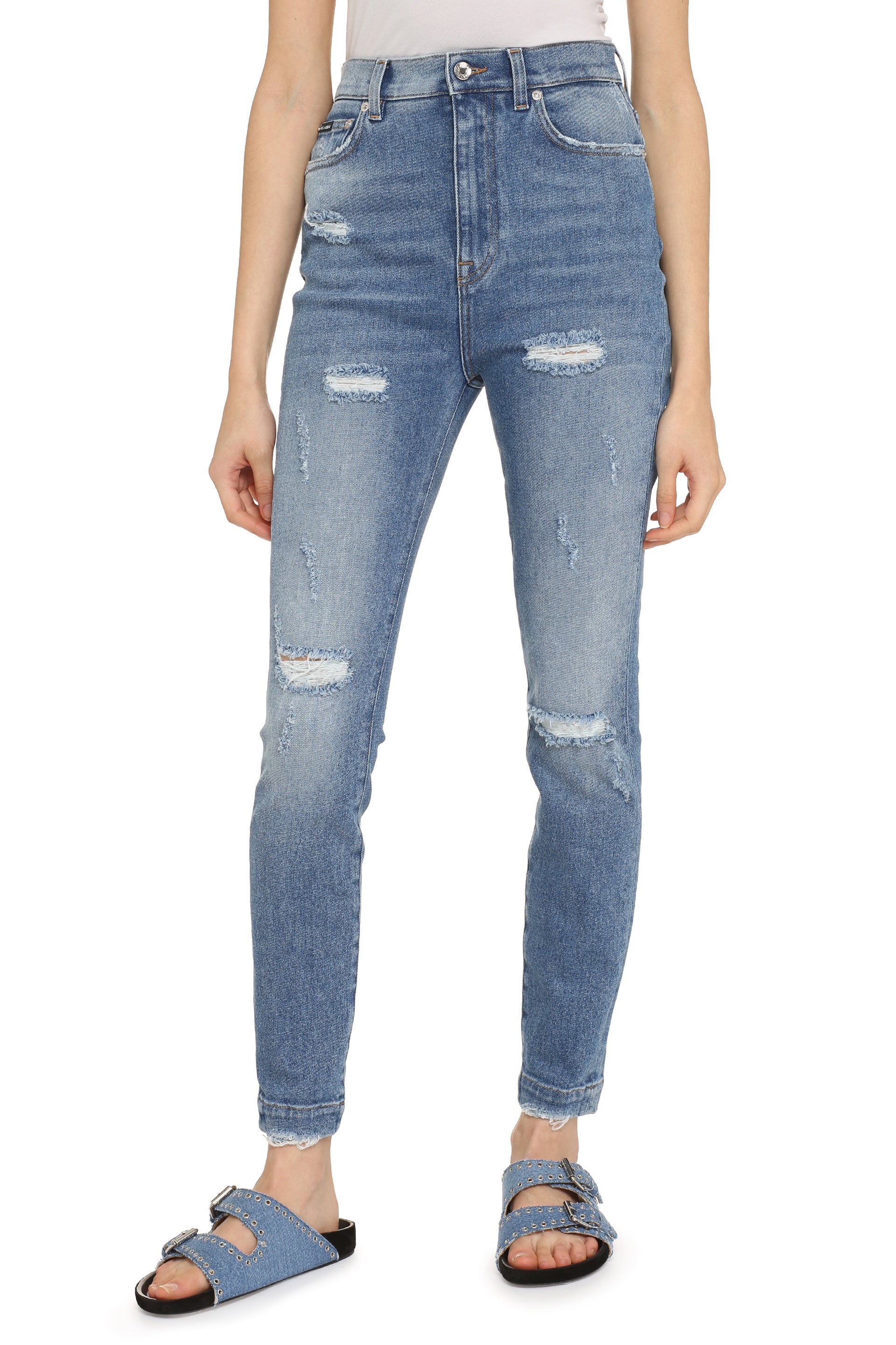 Grace high-rise skinny-fit jeans