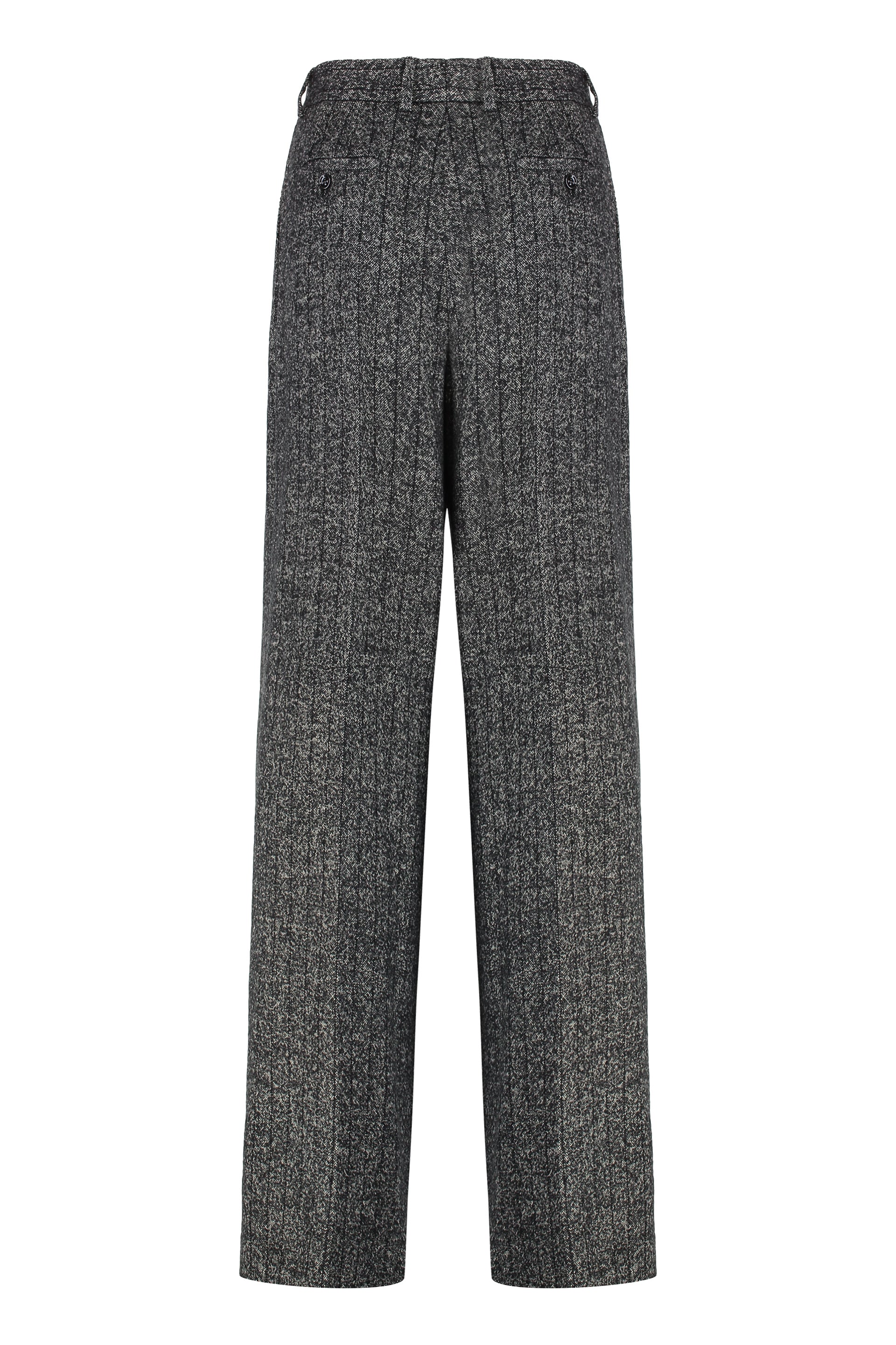 Wool wide-leg trousers