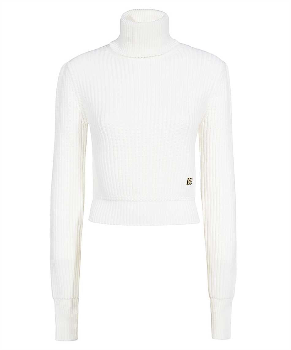 Virgin wool turtleneck sweater