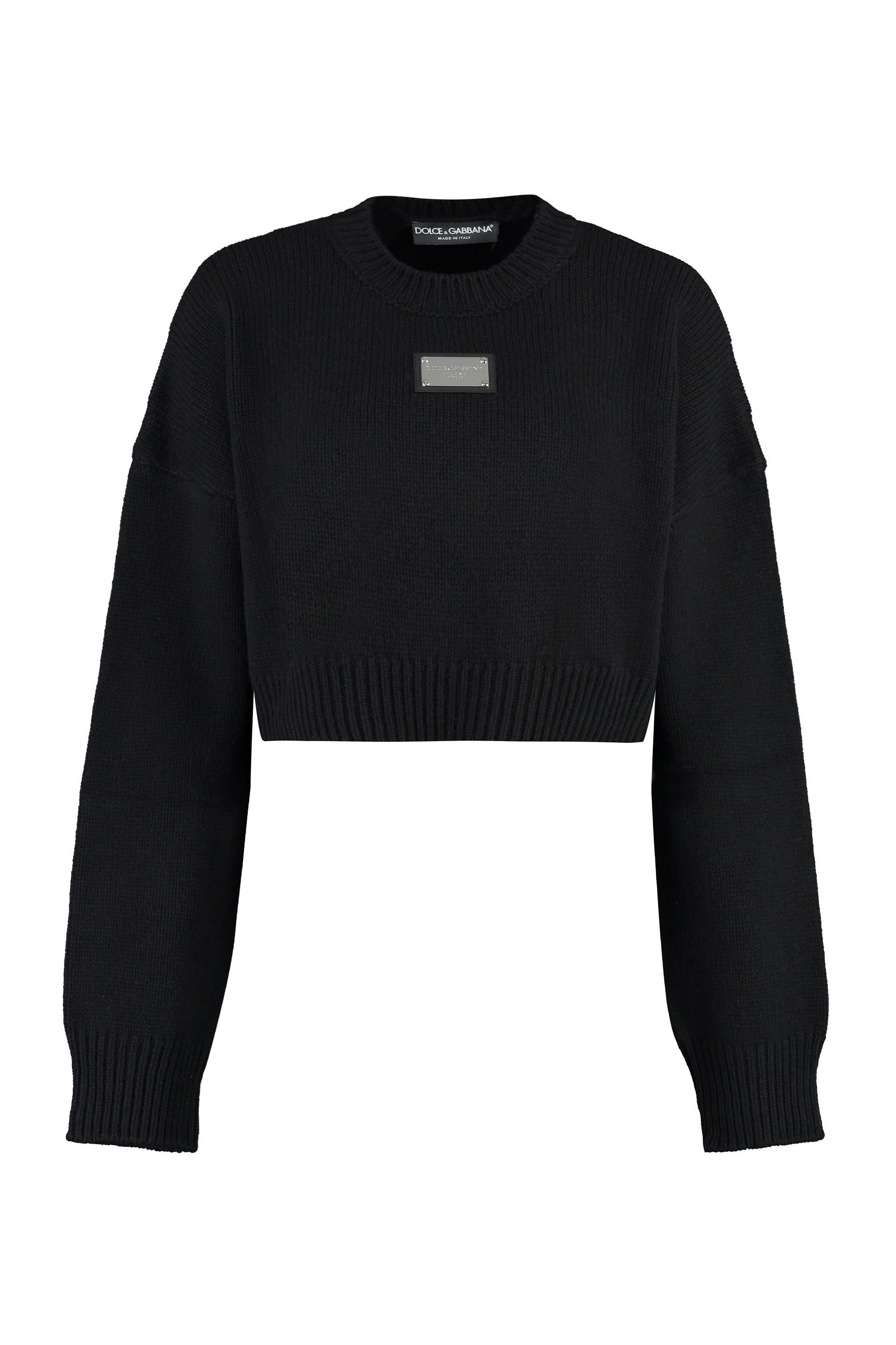 Virgin wool and cashmere pullover