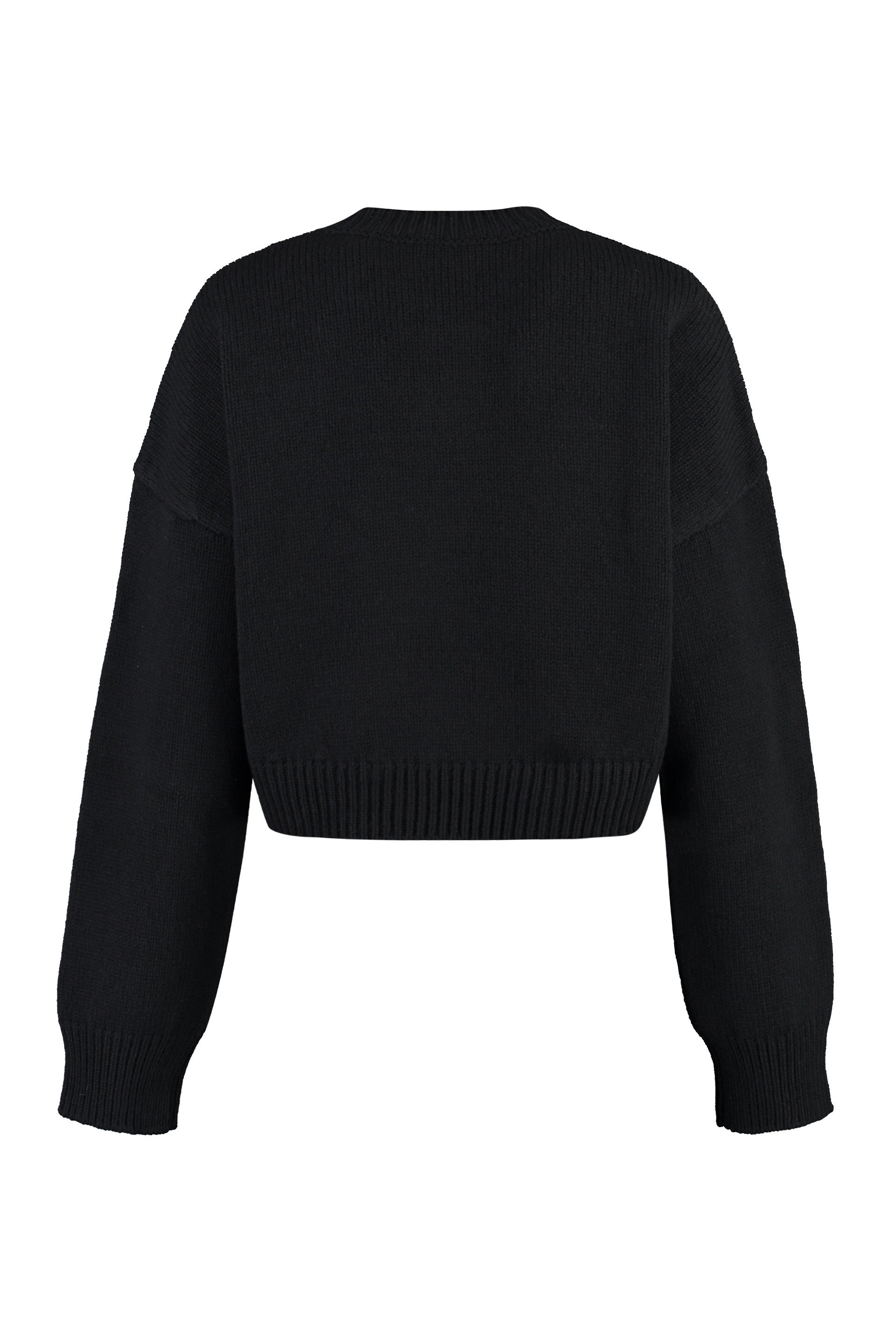 Virgin wool and cashmere pullover