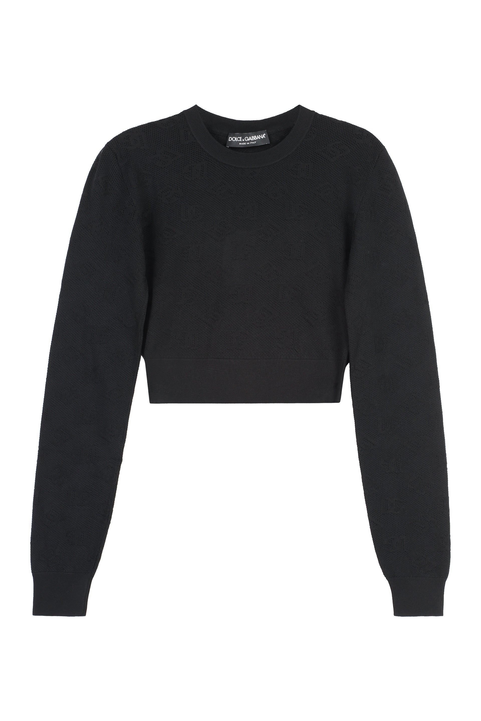 Long sleeve crew-neck sweater