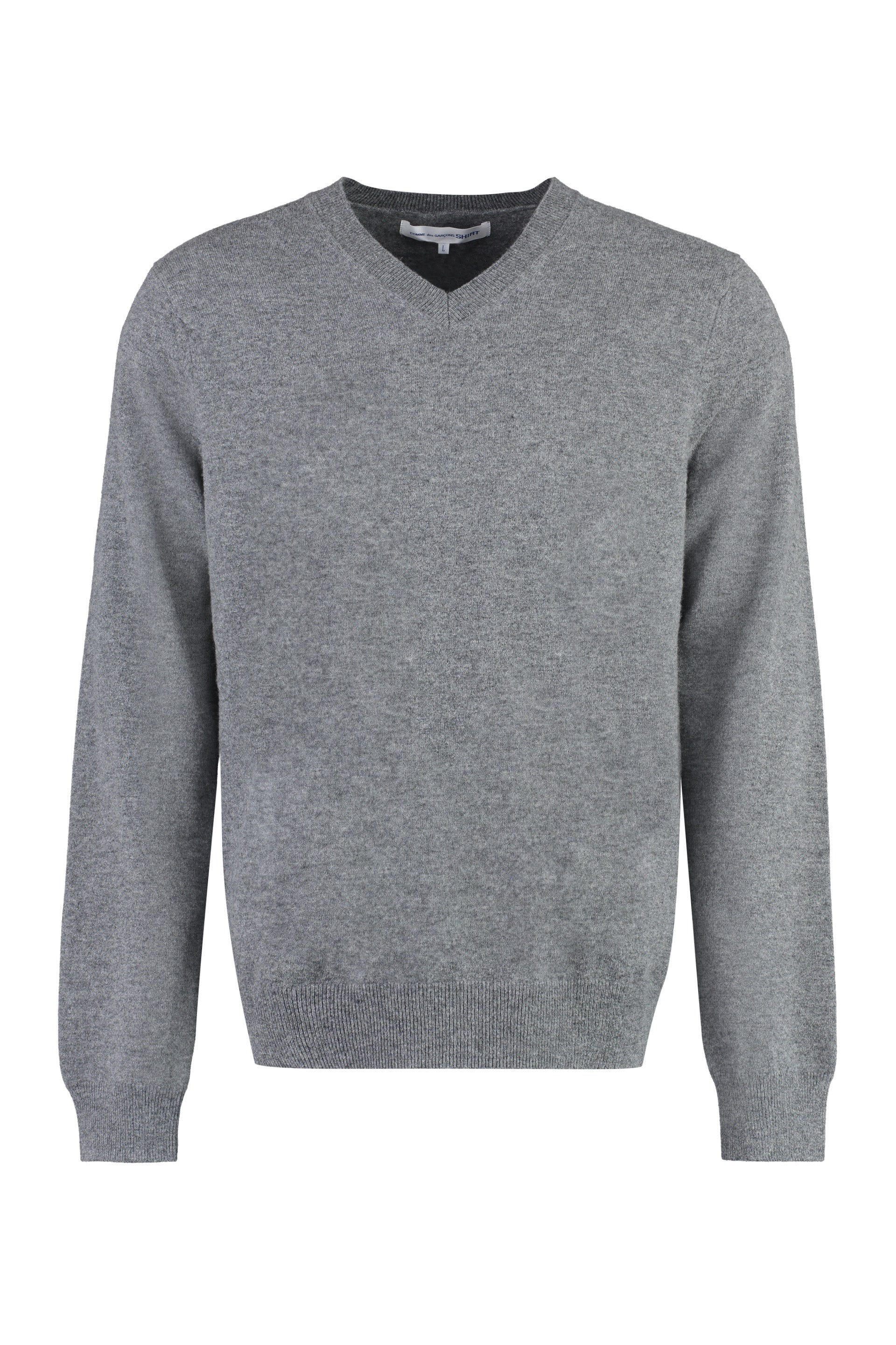 wool V-neck sweater