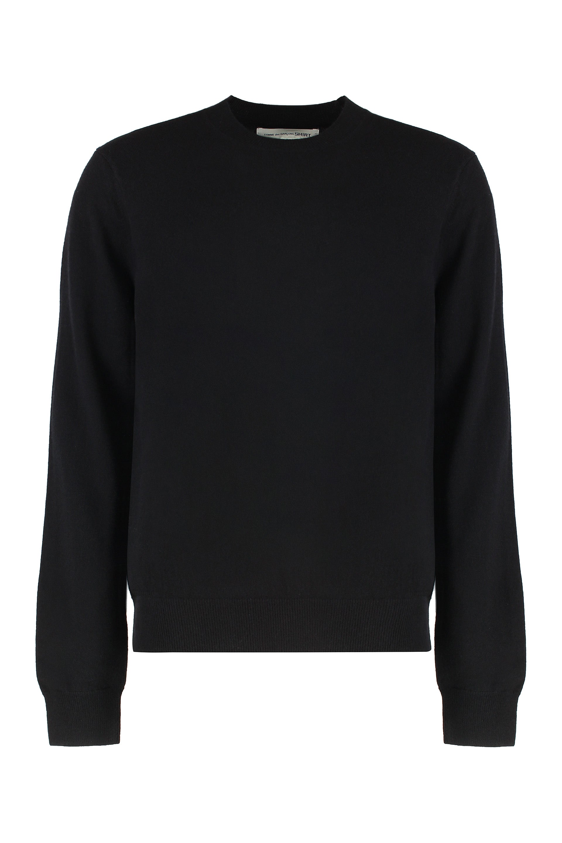 Crew-neck wool sweater