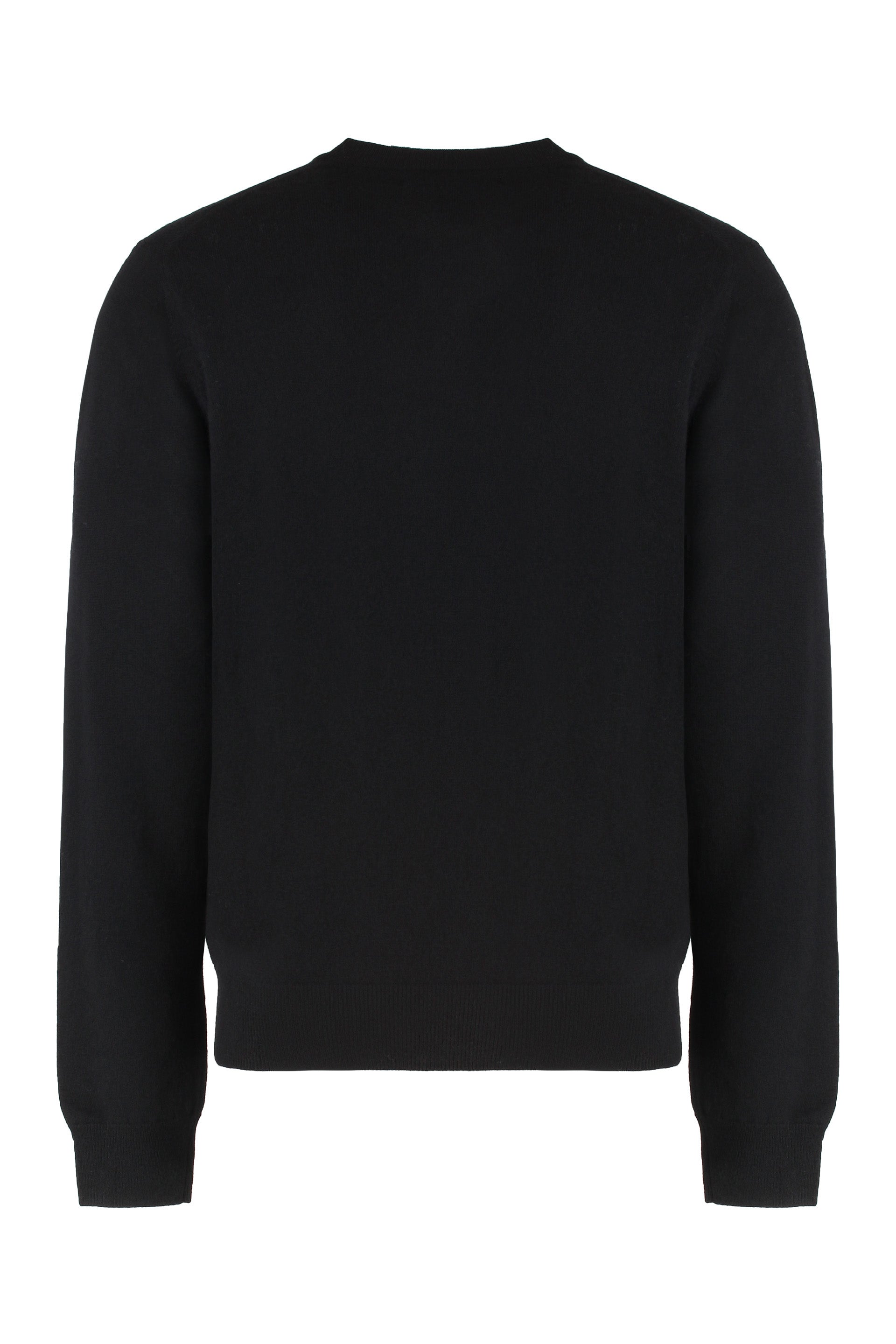 Crew-neck wool sweater