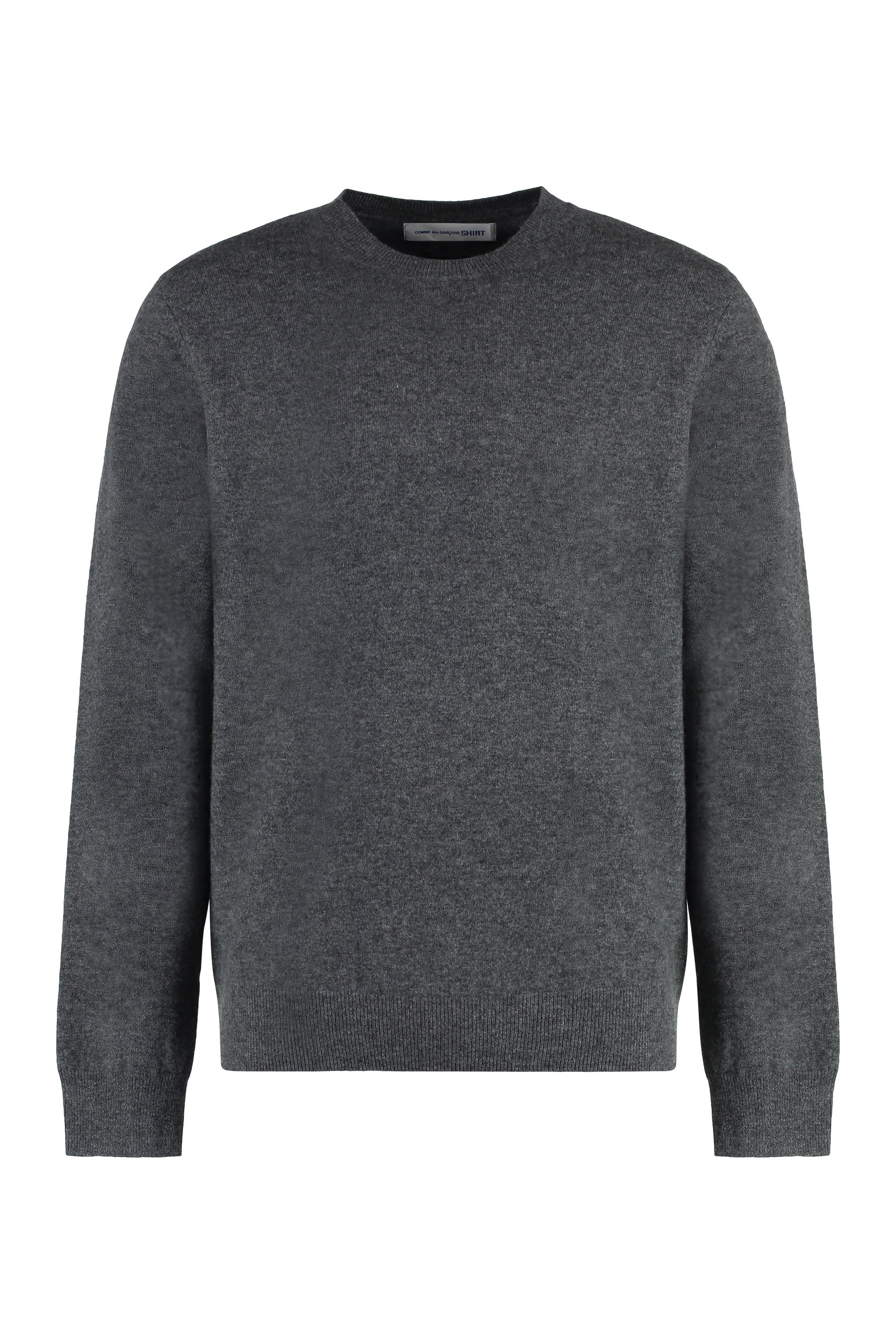 Crew-neck wool sweater