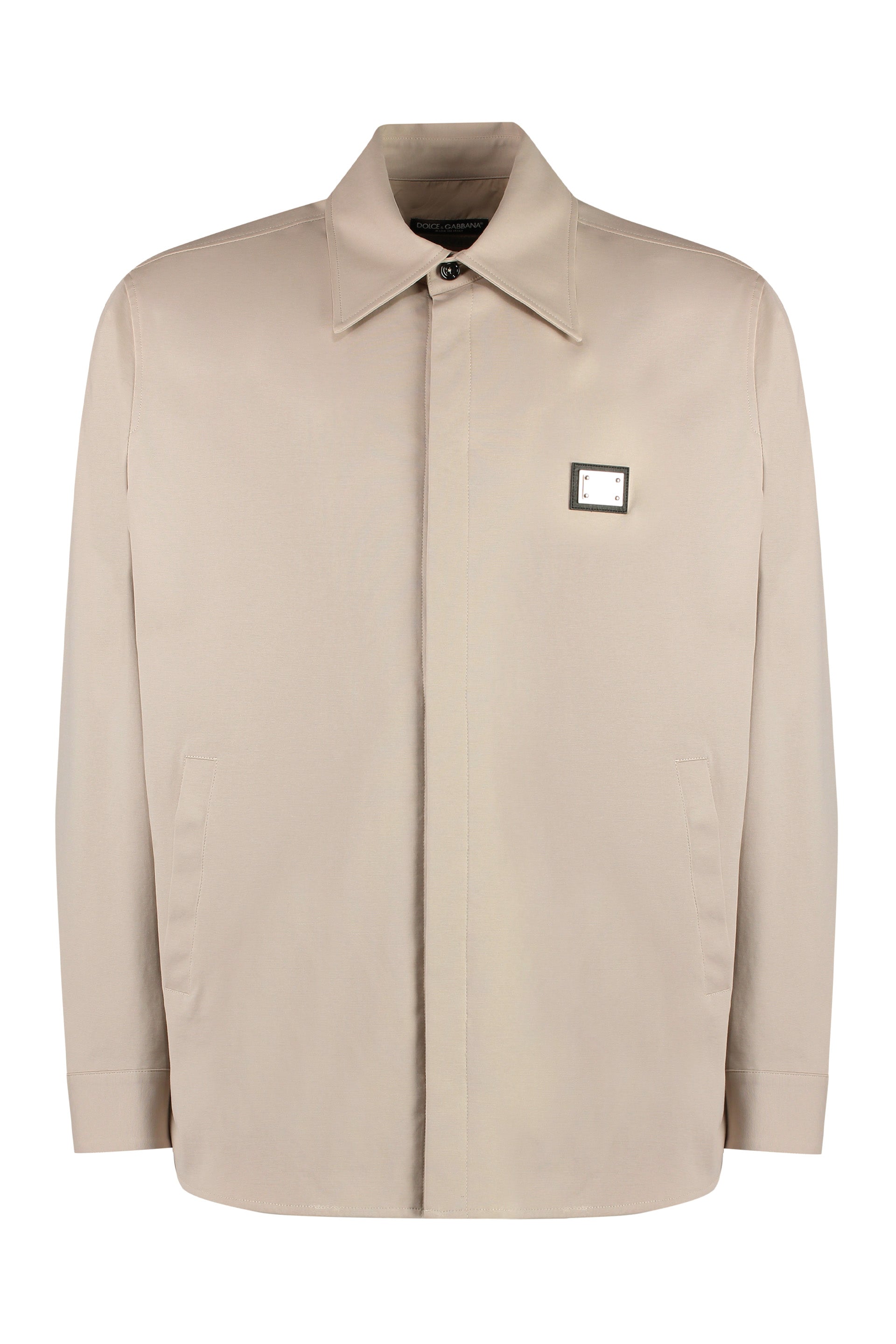 Technical fabric overshirt