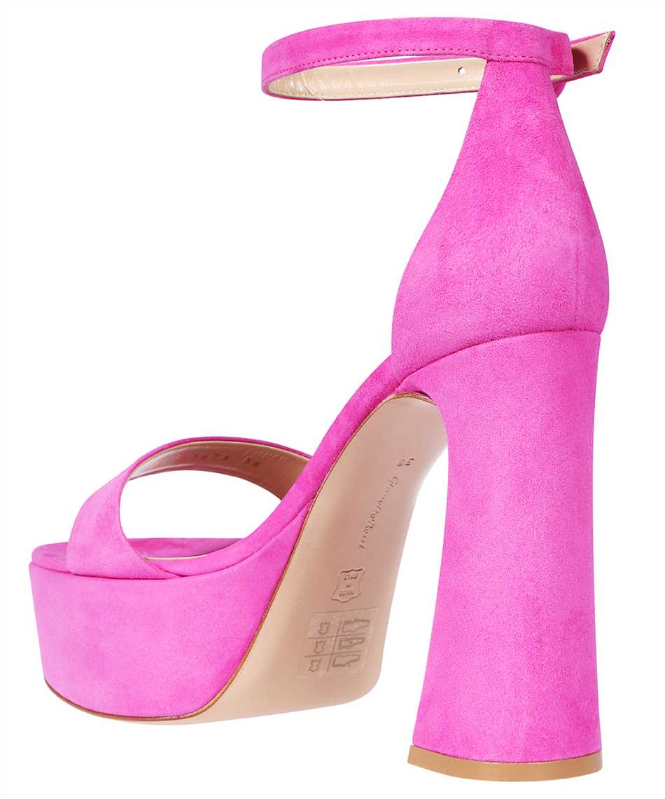 Suede ankle strap sandals