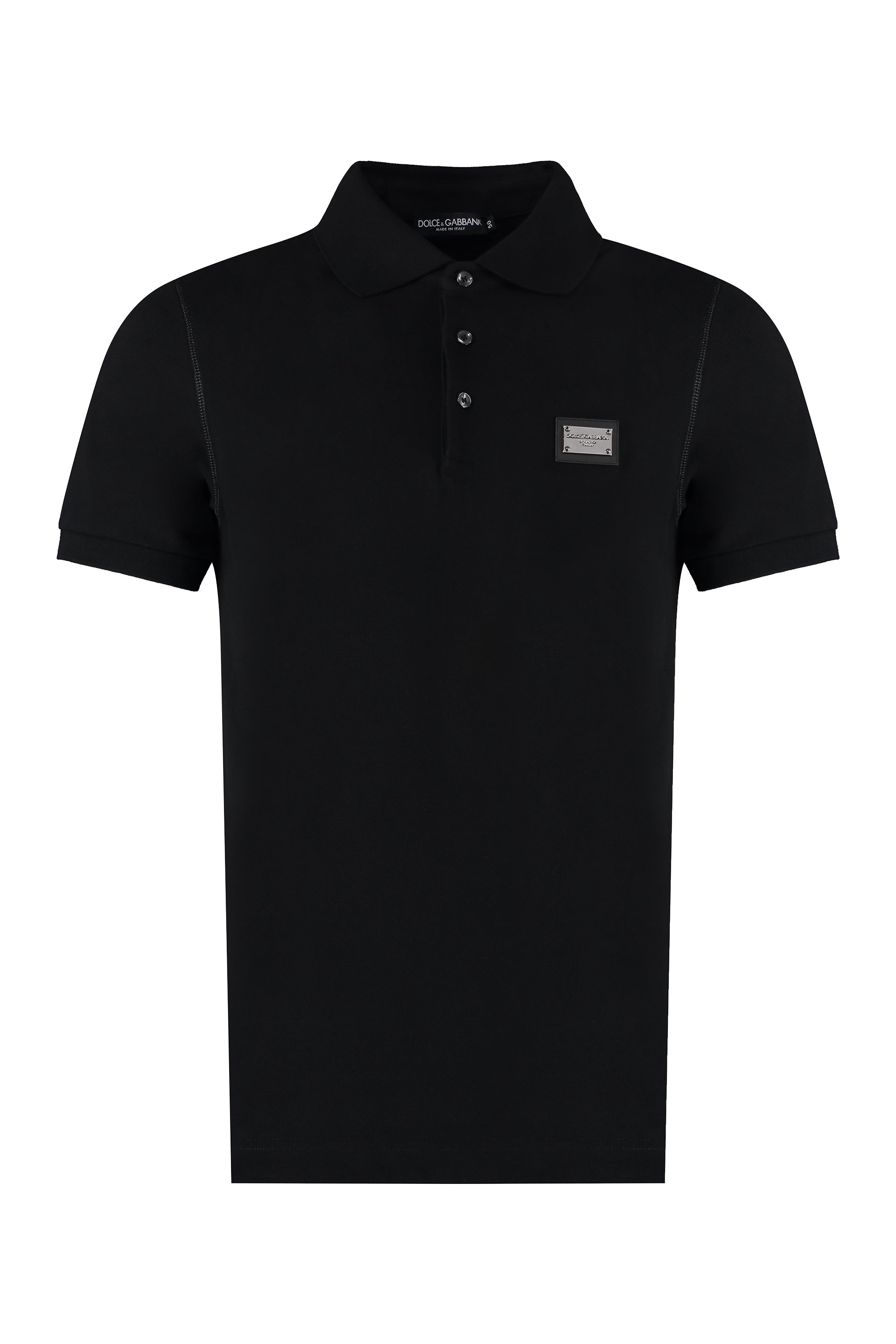 Cotton-piqué polo shirt