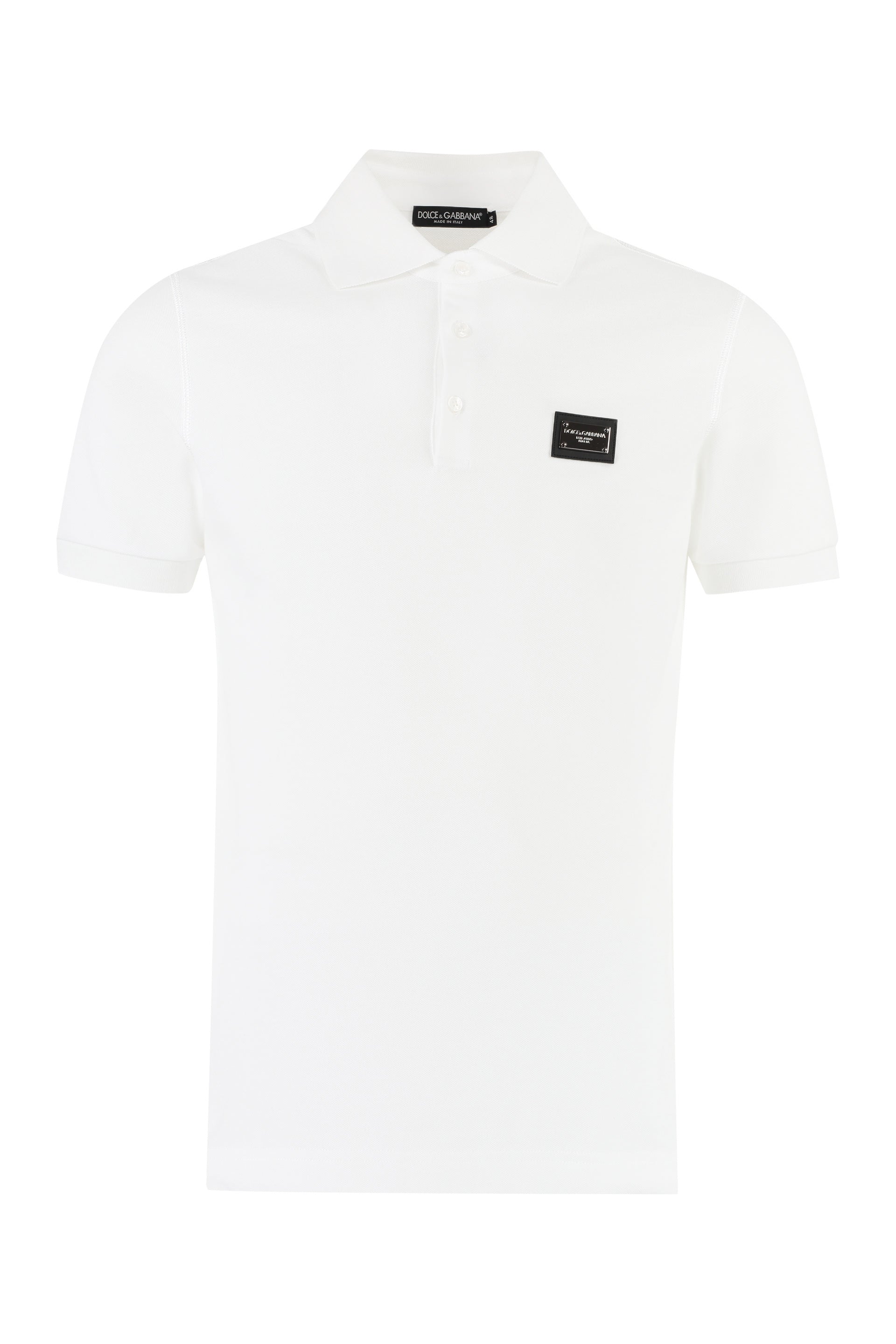 Cotton-piqué polo shirt