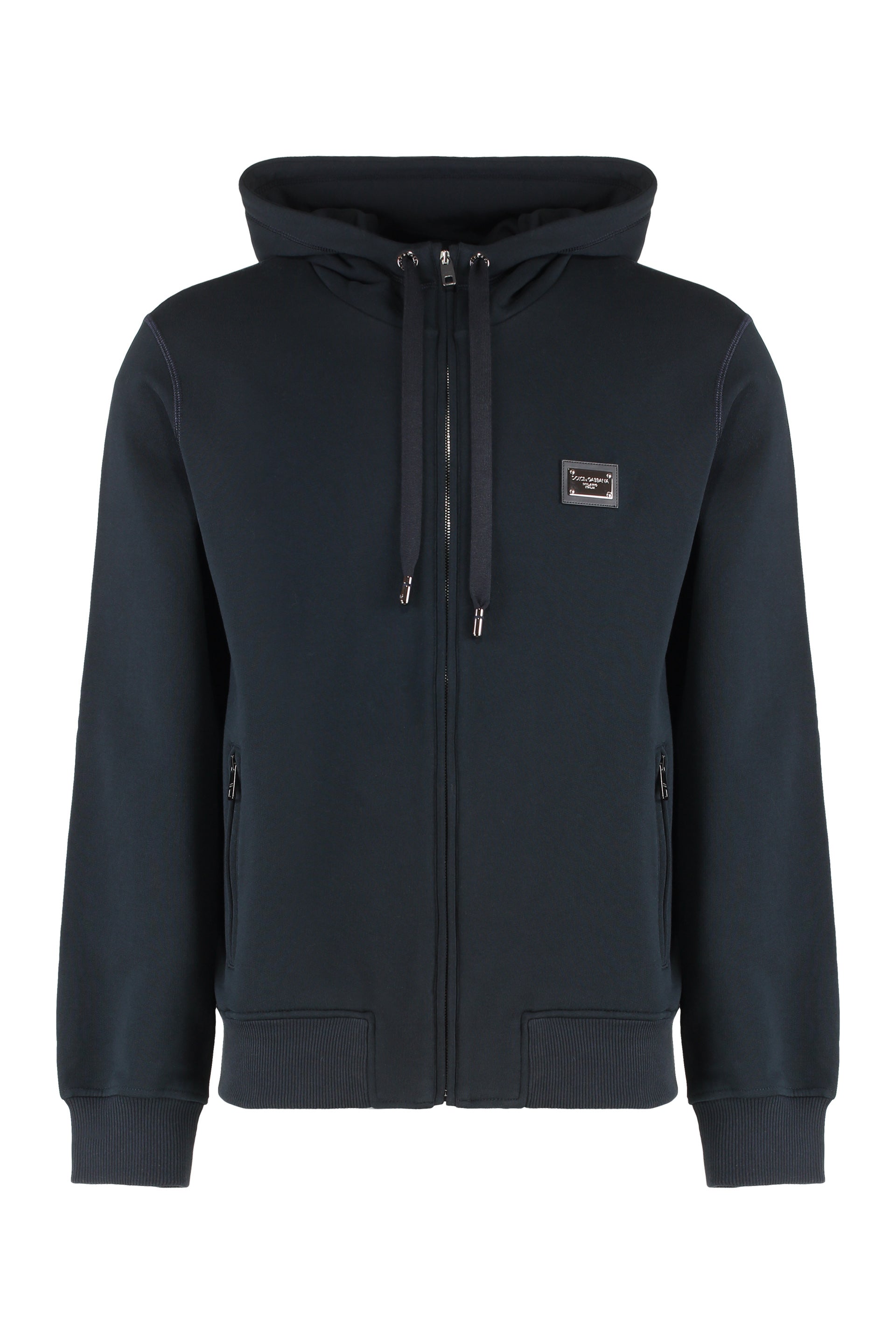 Cotton full zip hoodie