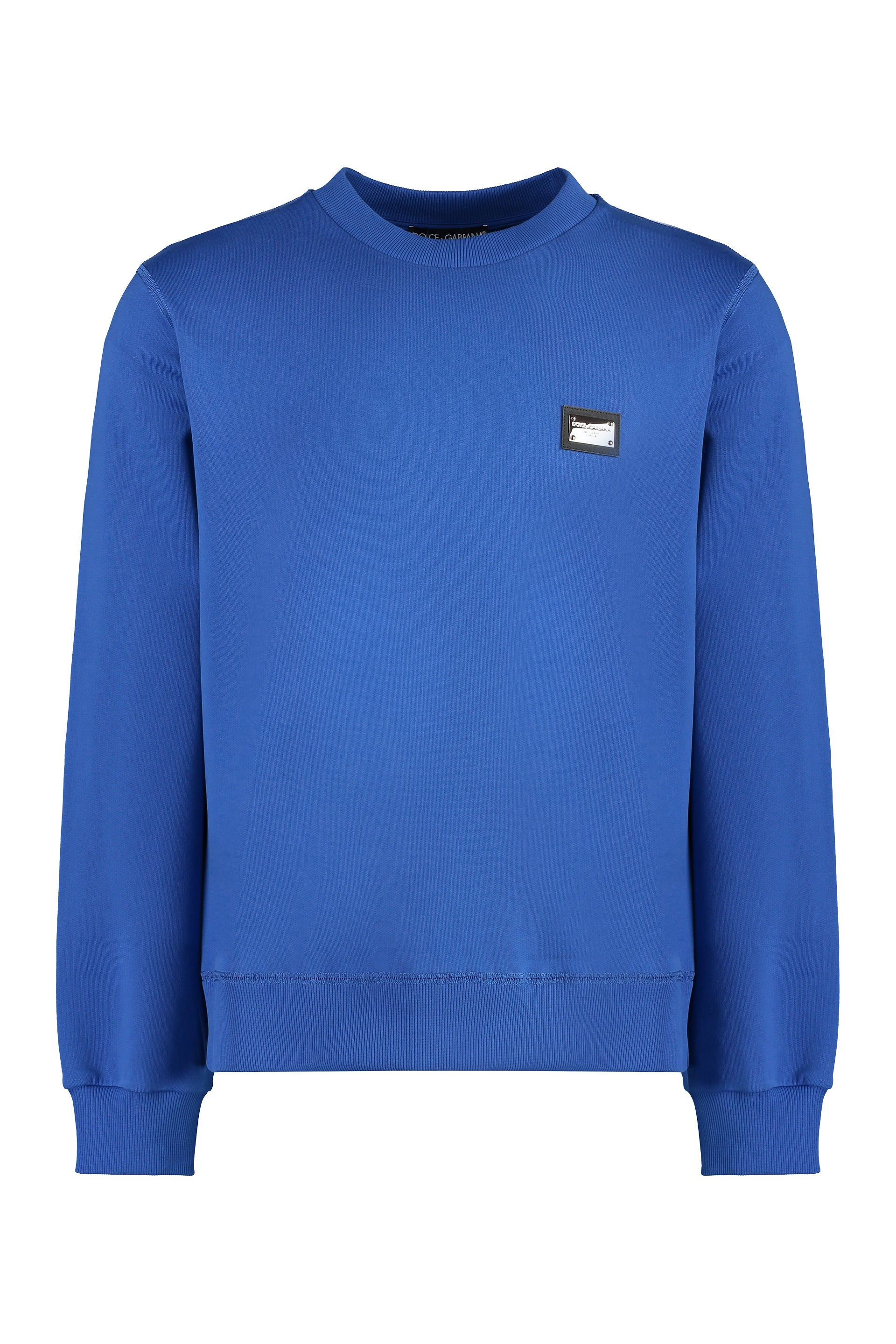 Cotton crew-neck sweatshirt