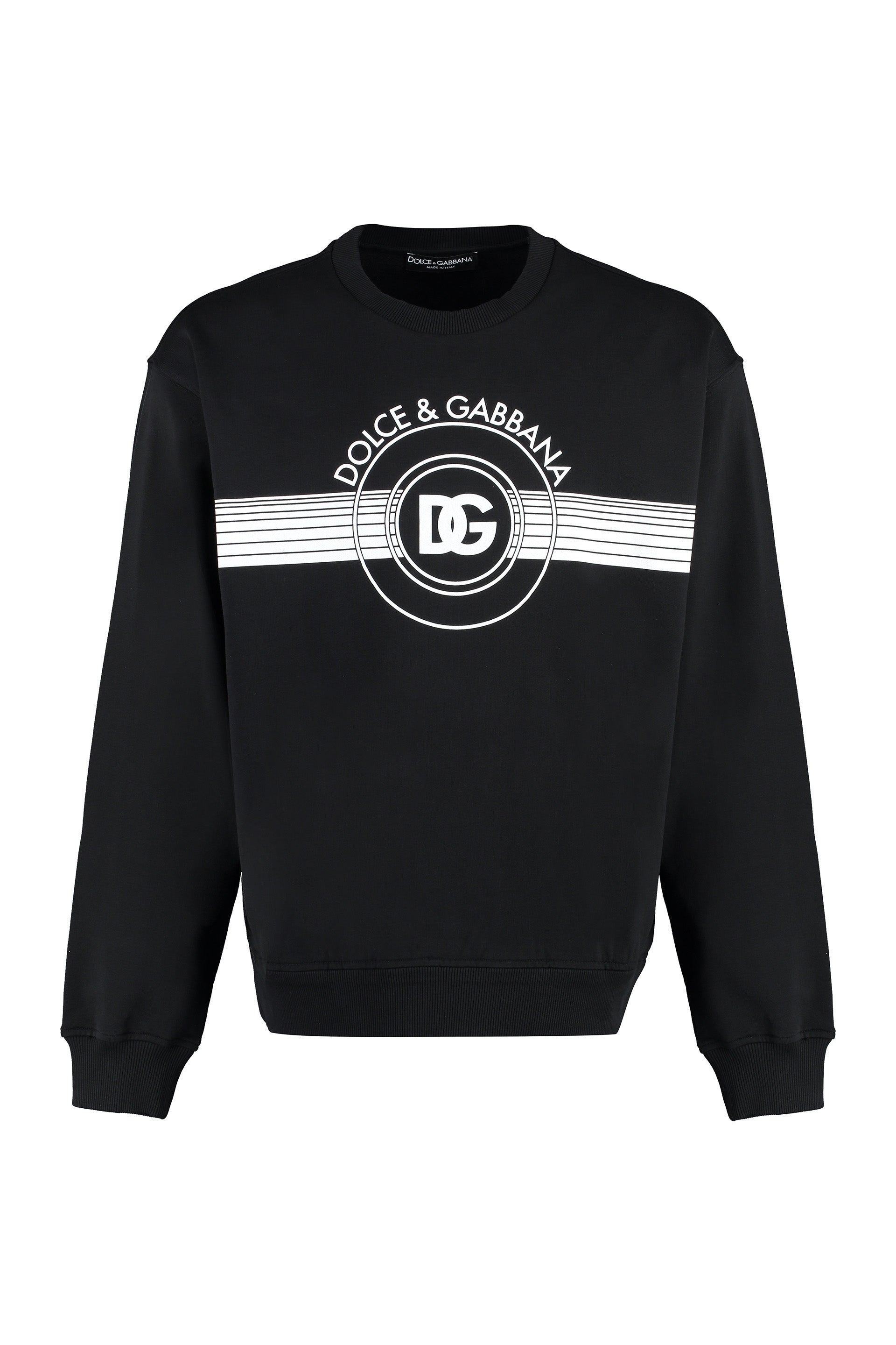 Cotton crew-neck sweatshirt