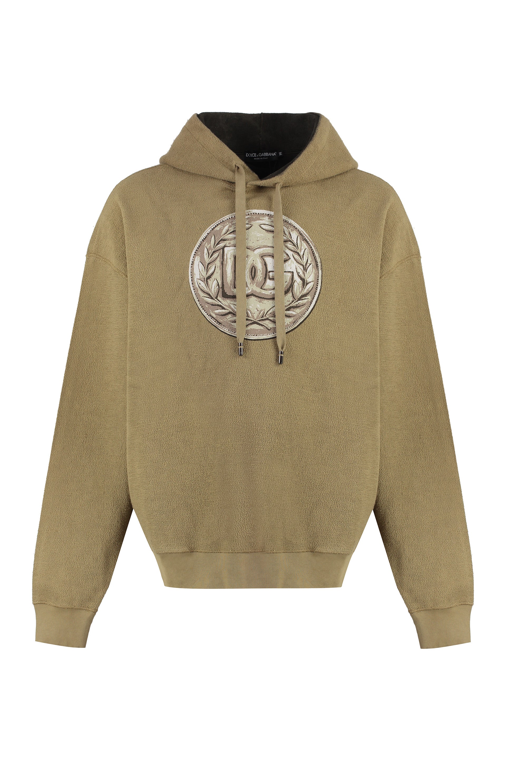 Logo print hoodie