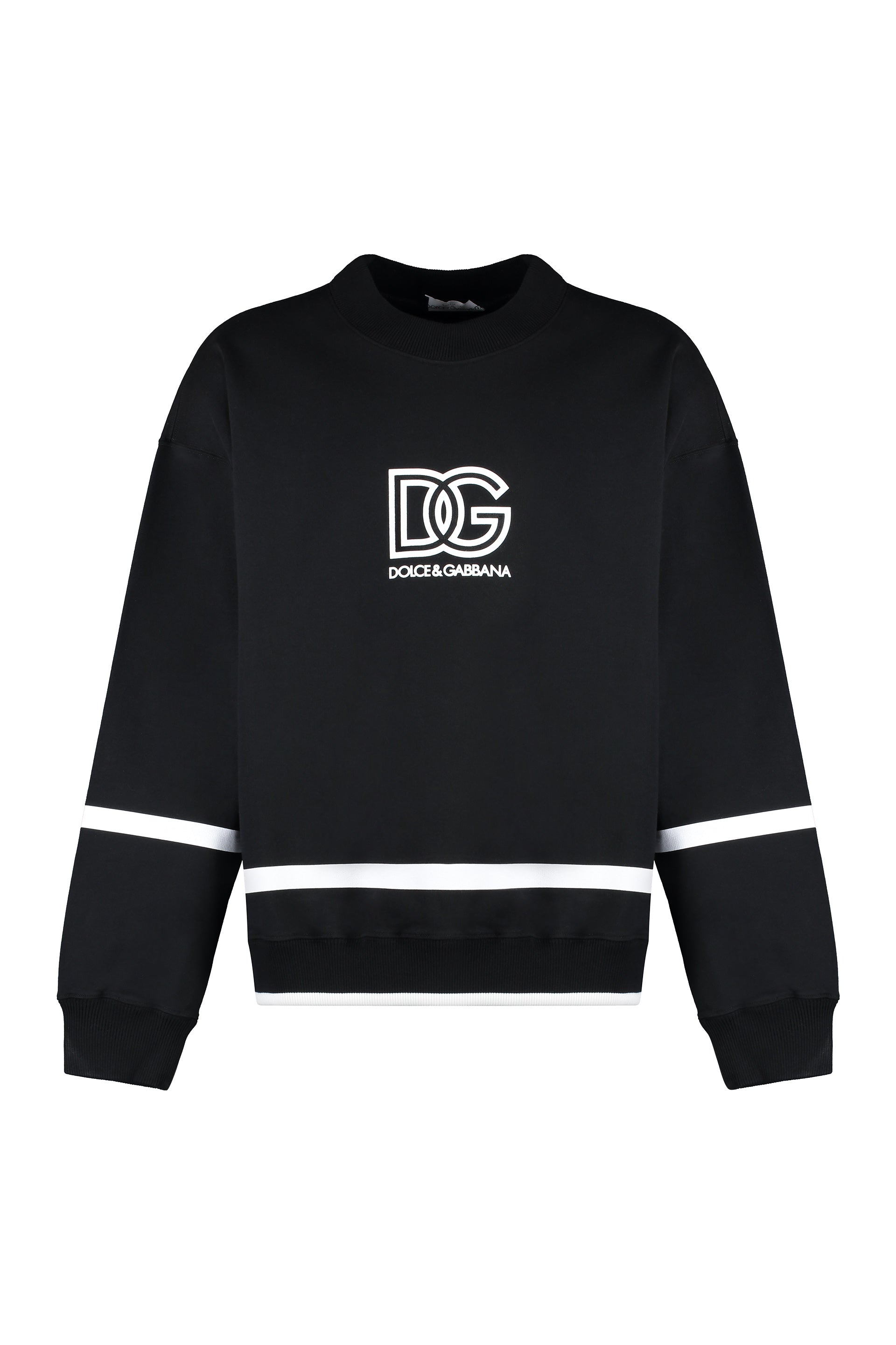 Cotton crew-neck sweatshirt