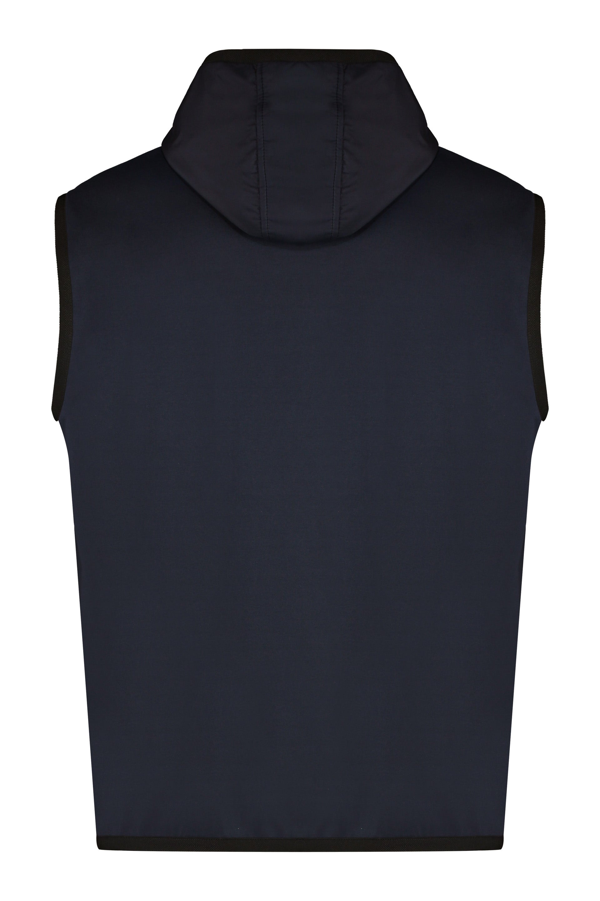 Sporty vest with zipper