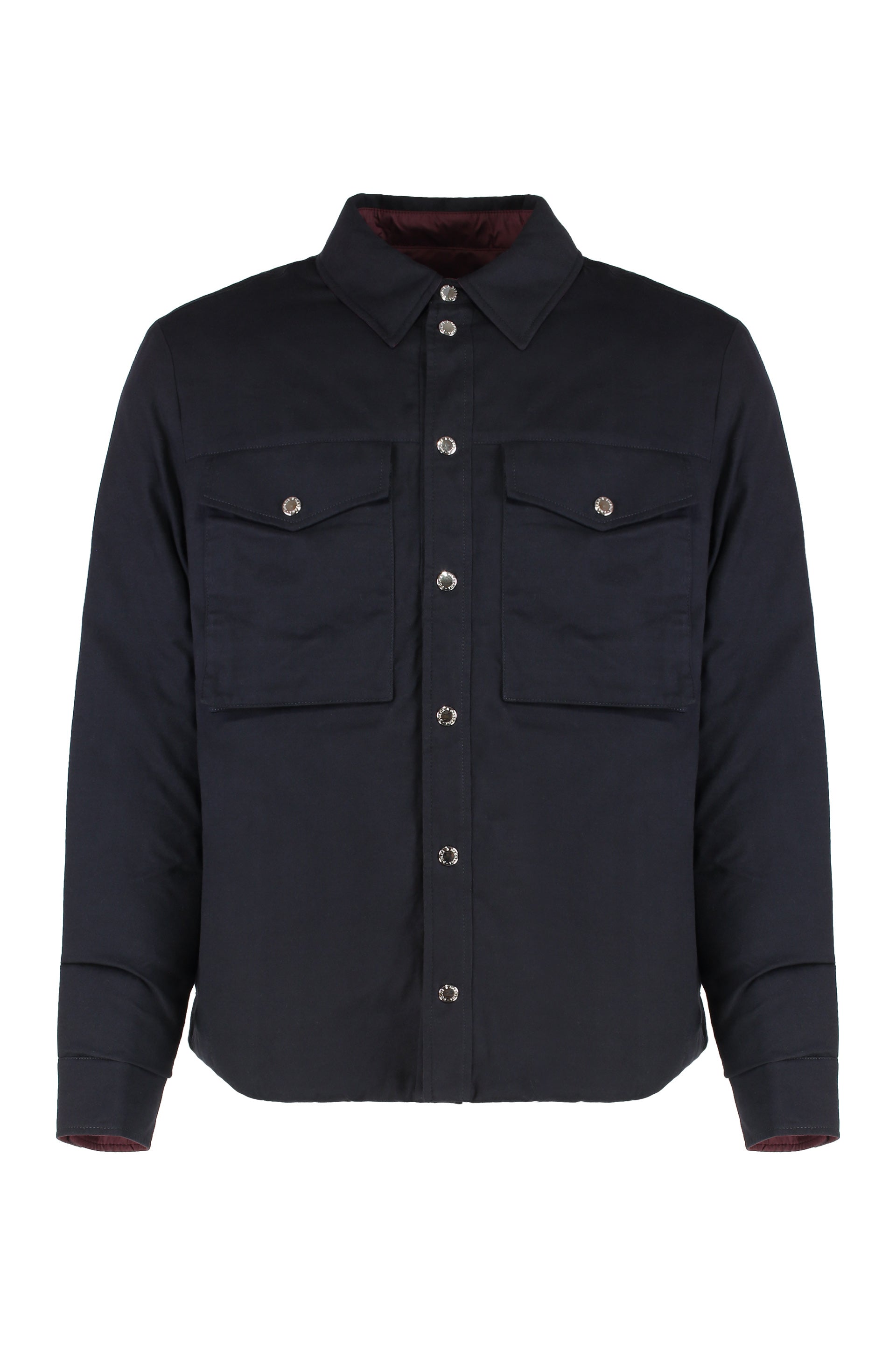 Reversible flannel jacket