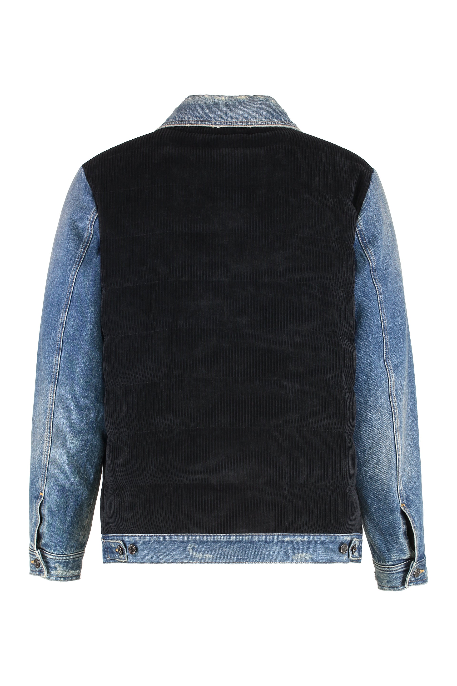 Denim padded jacket
