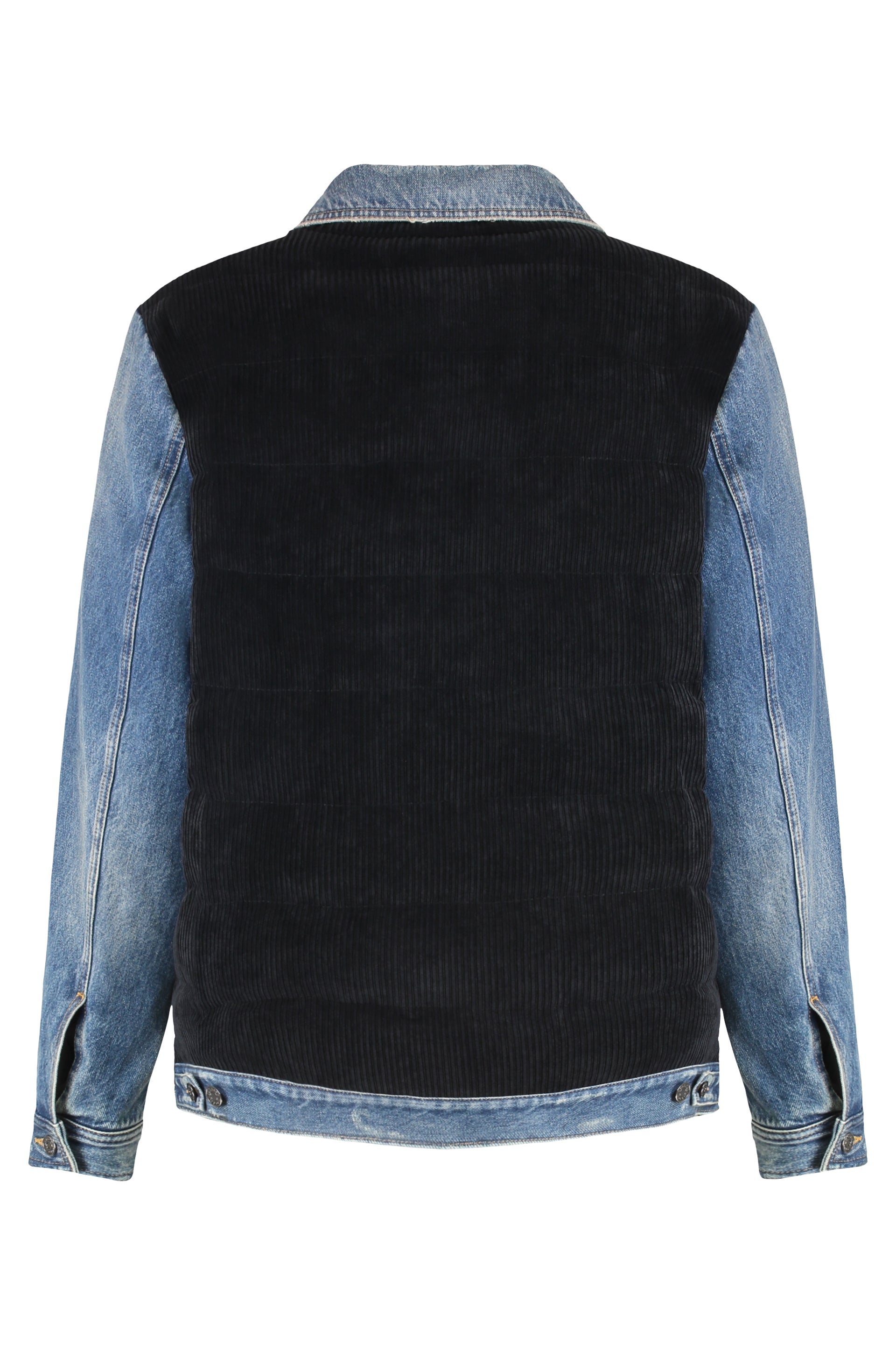Denim padded jacket