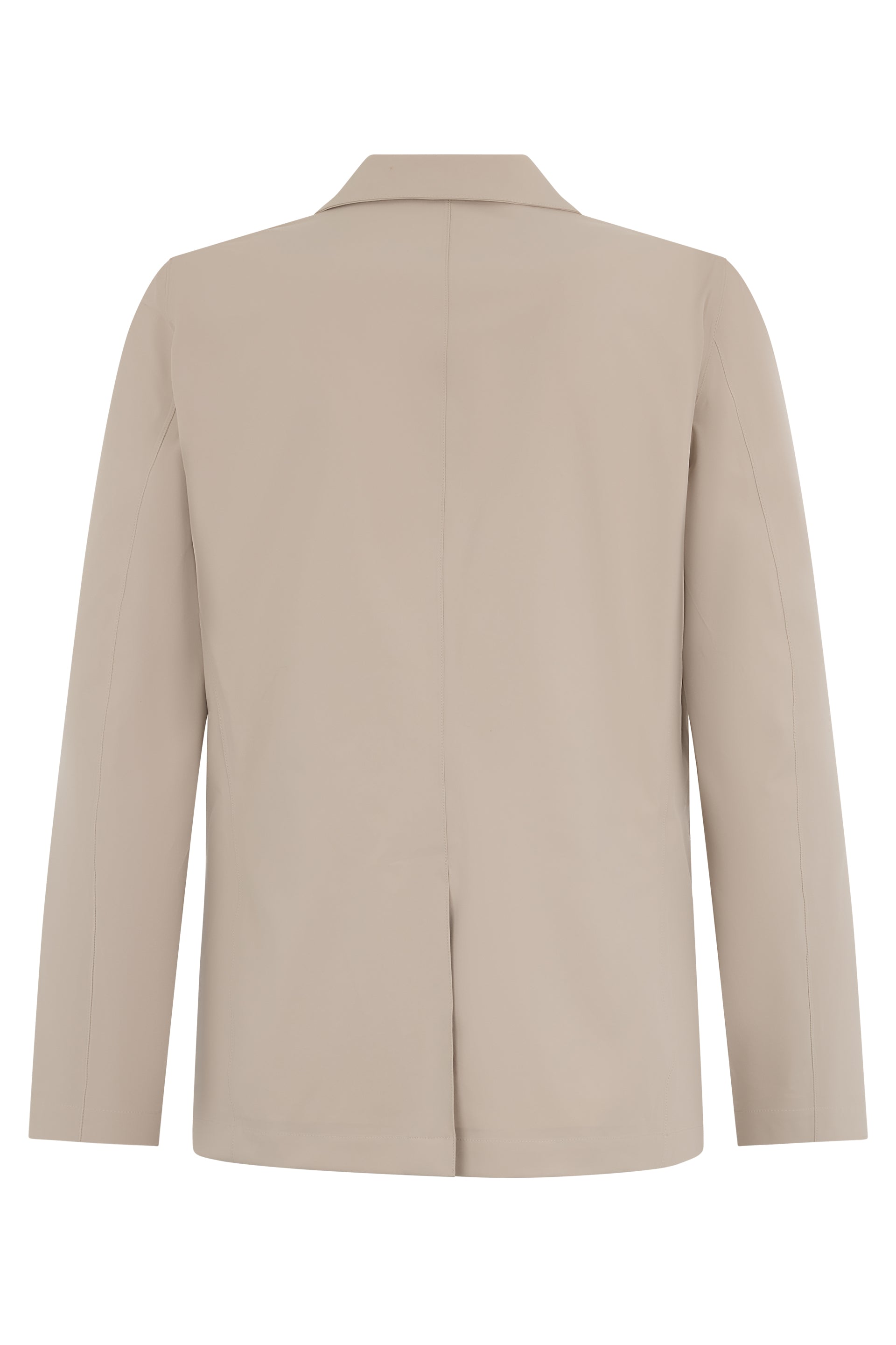 Classic beige single-breasted jacket