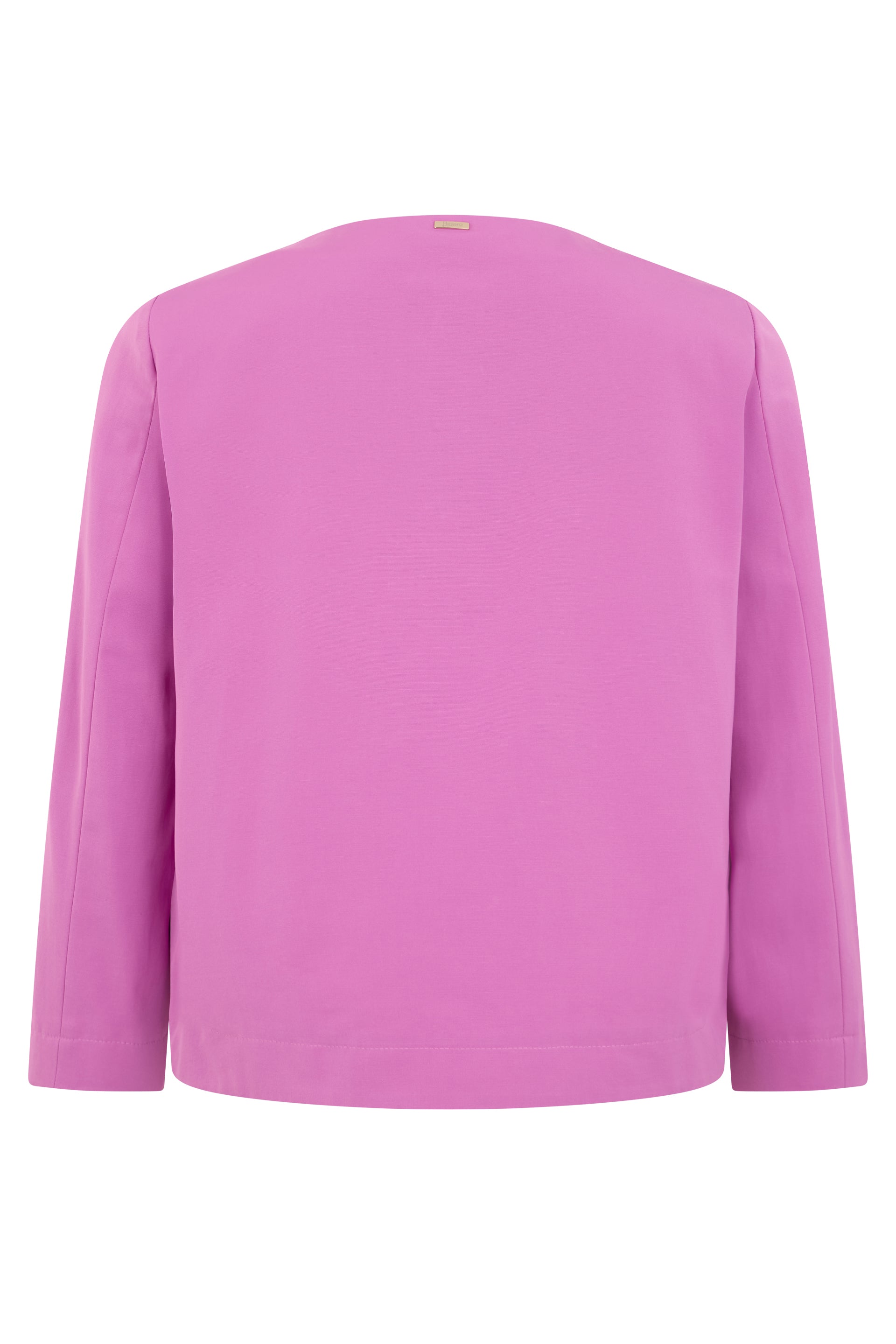 Pink blazer with a modern cut