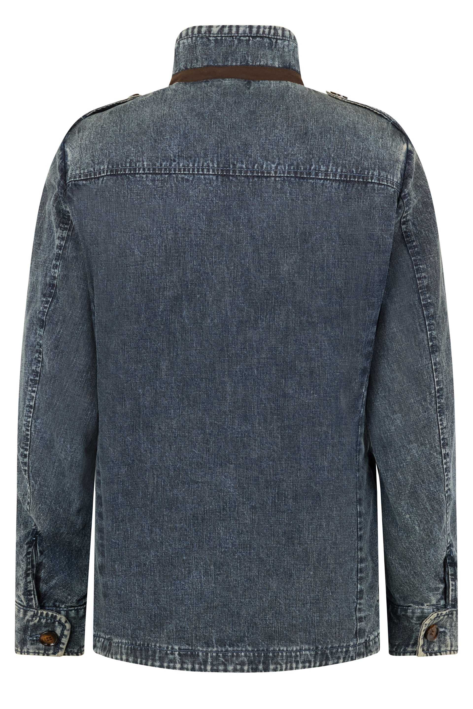 Dark blue denim jacket casual