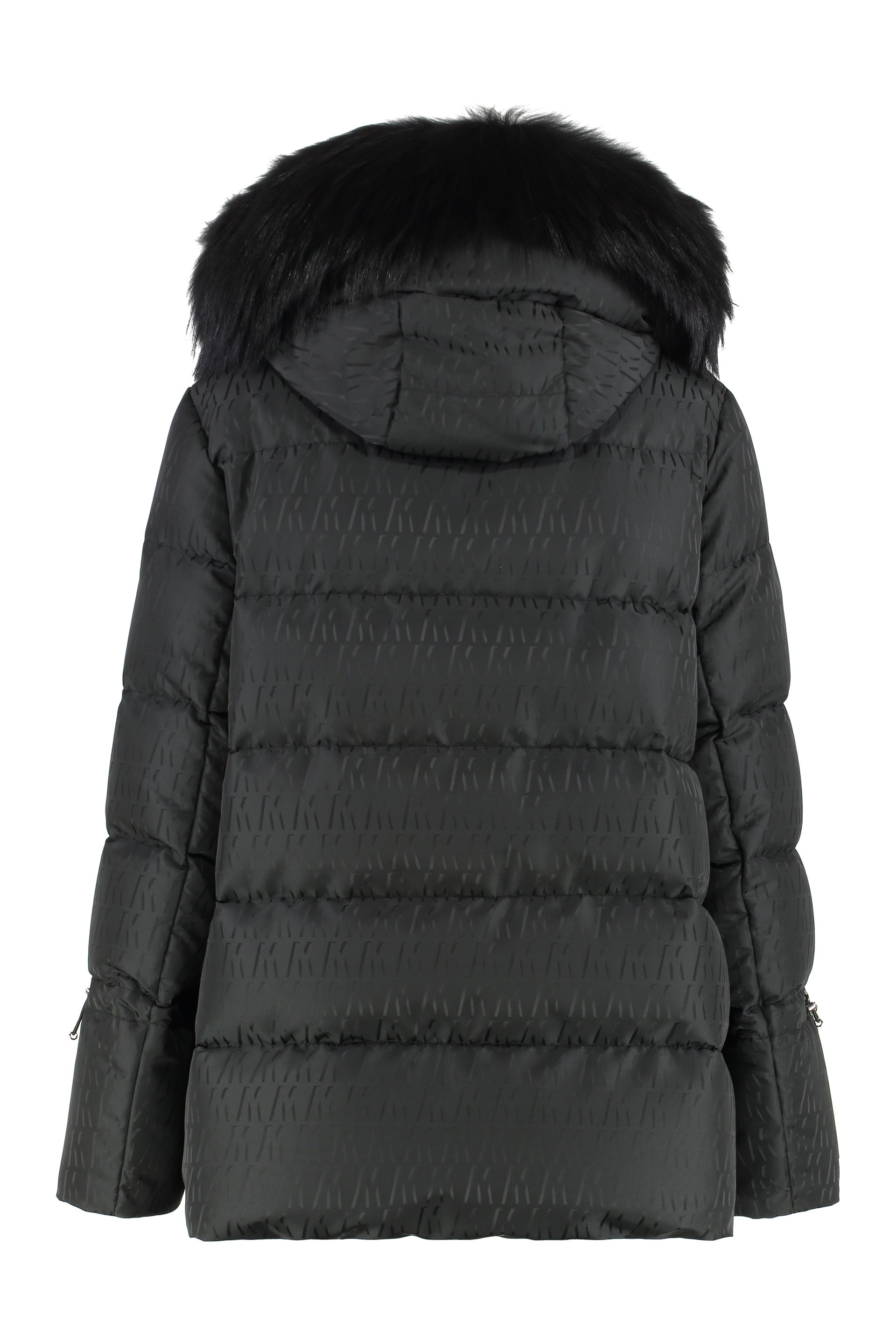 Gadia Hooded short down jacket