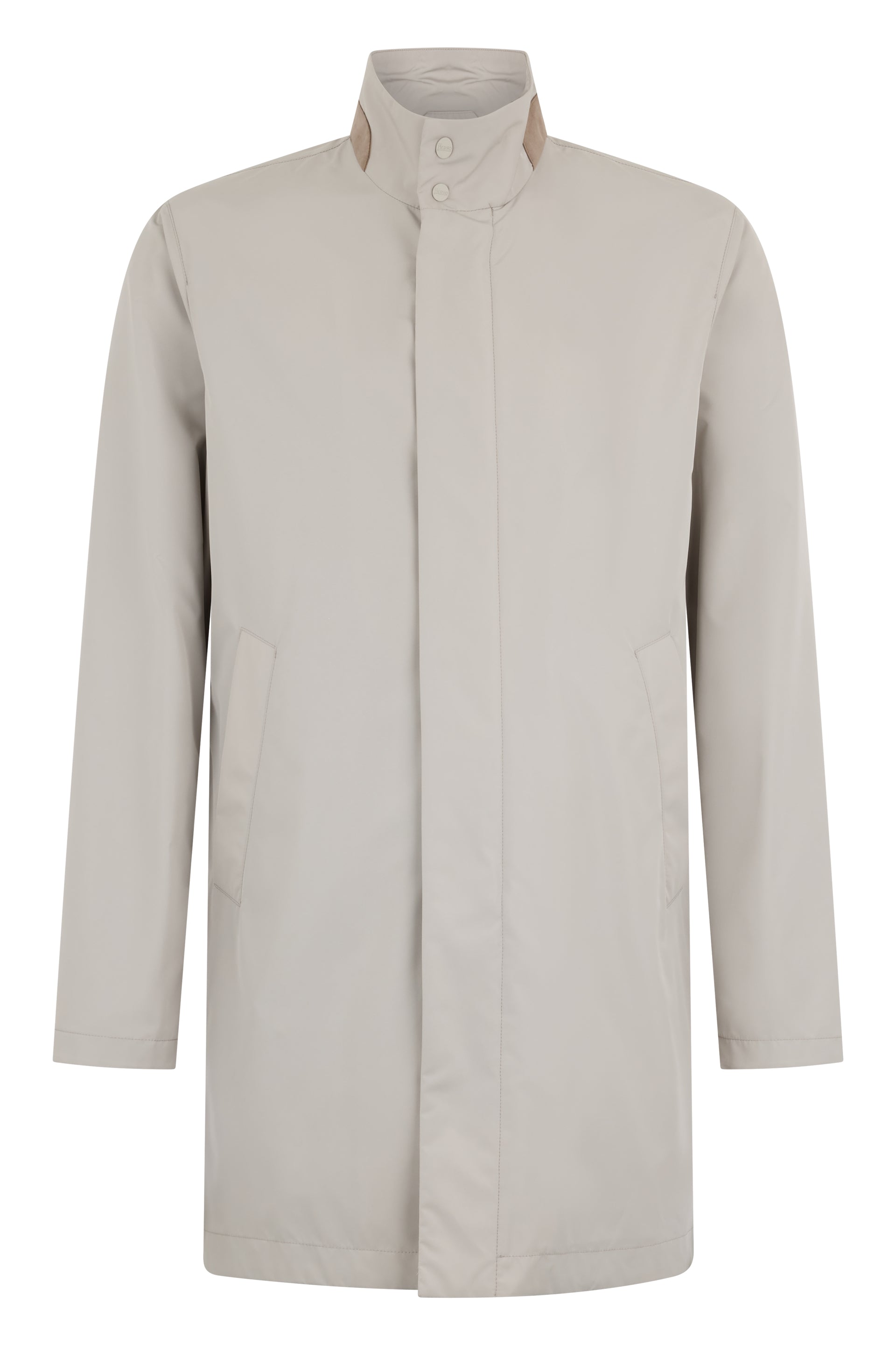 High collar coat