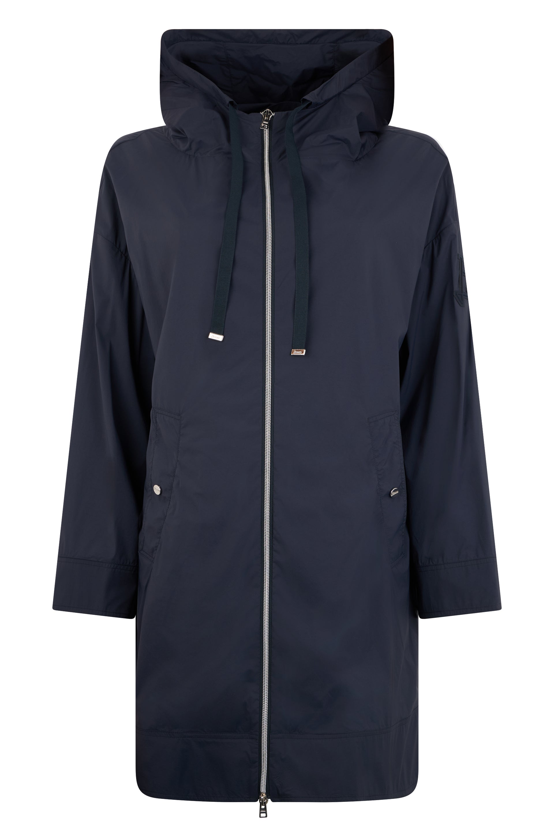 Light blue jacket with hood