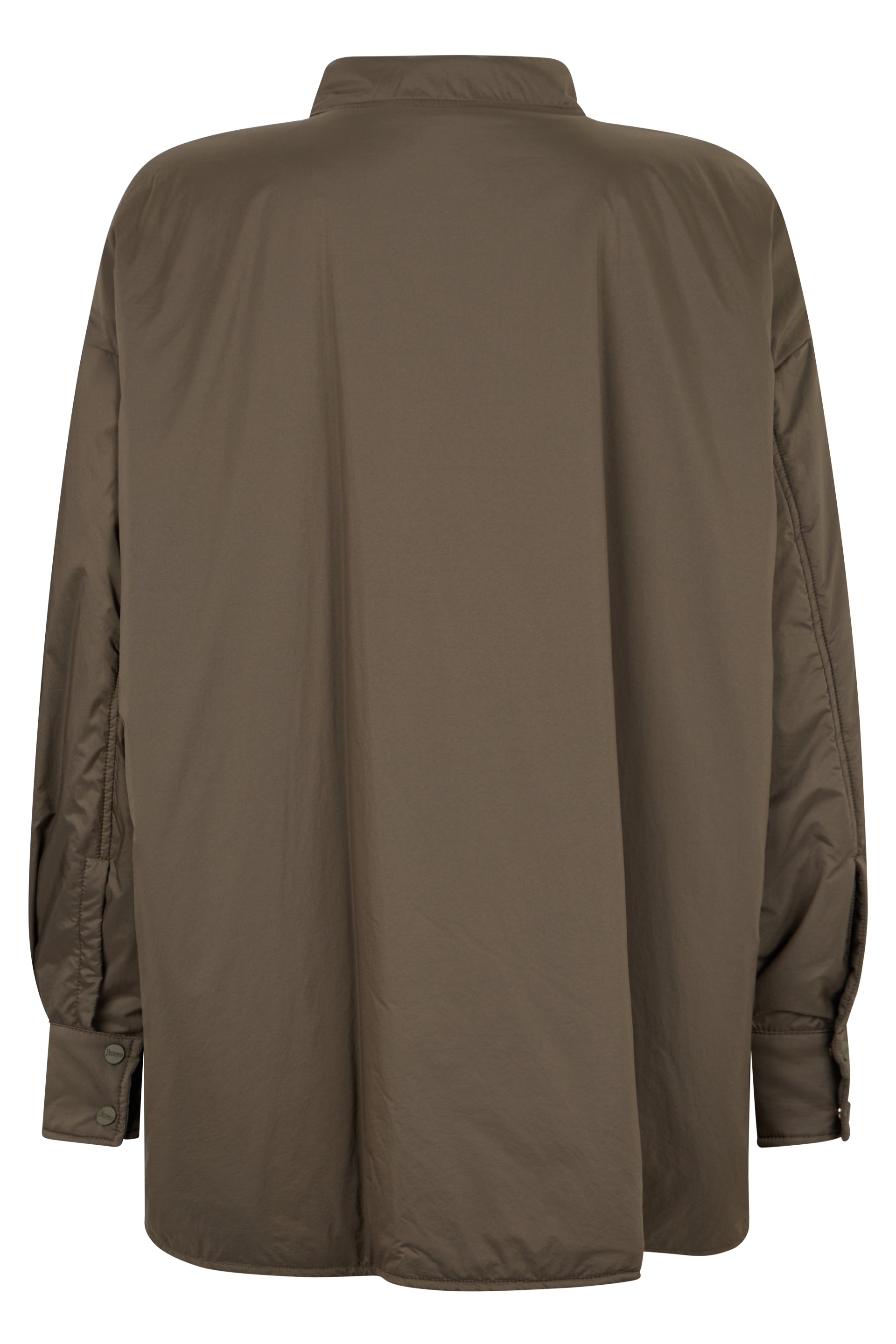 Oversized khaki jacket elegant and comfortable