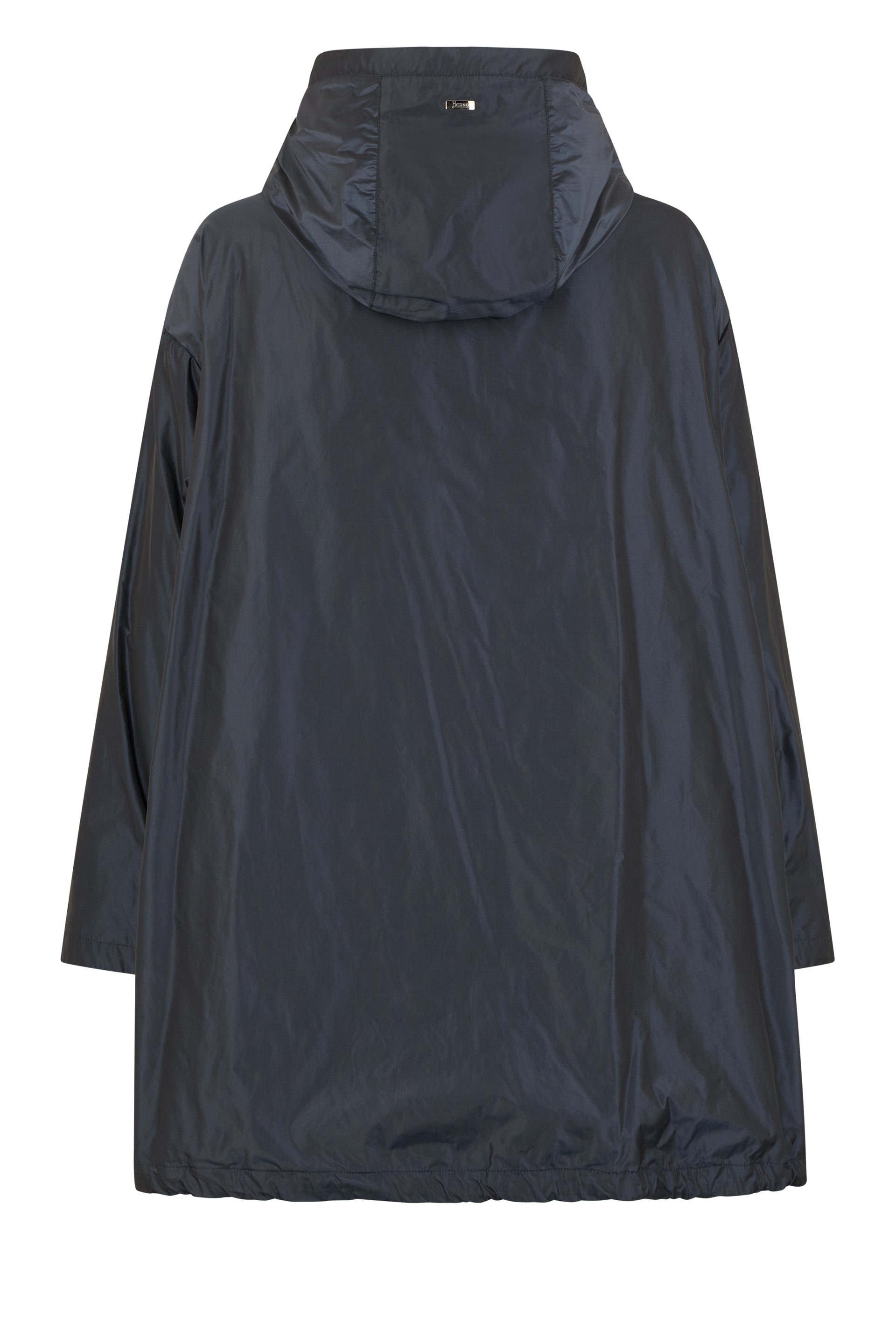 Dark Blue Waterproof Jacket with Hood