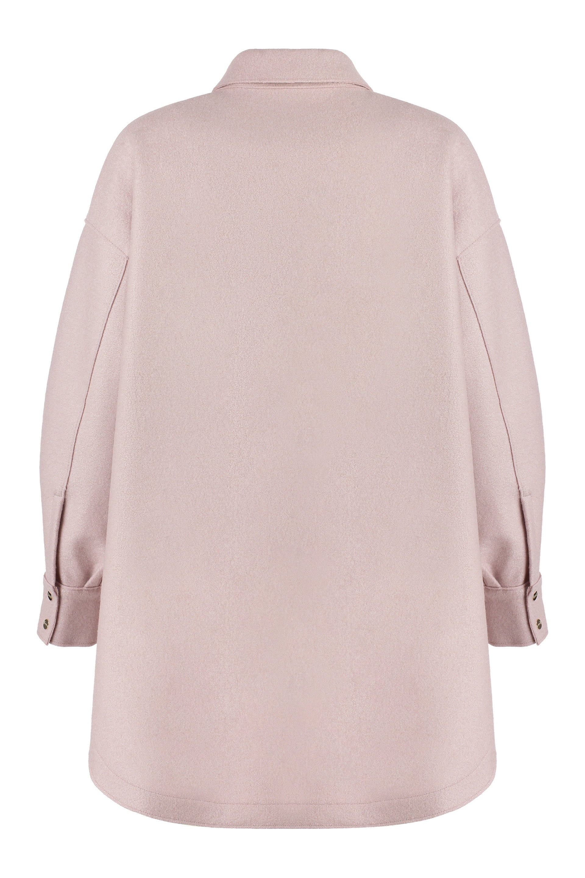 Virgin wool overshirt